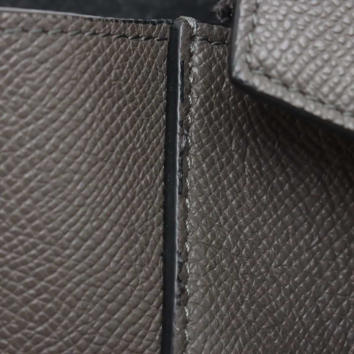 Belt Bag Micro Leather 2WAY Handbag Gray — view 12