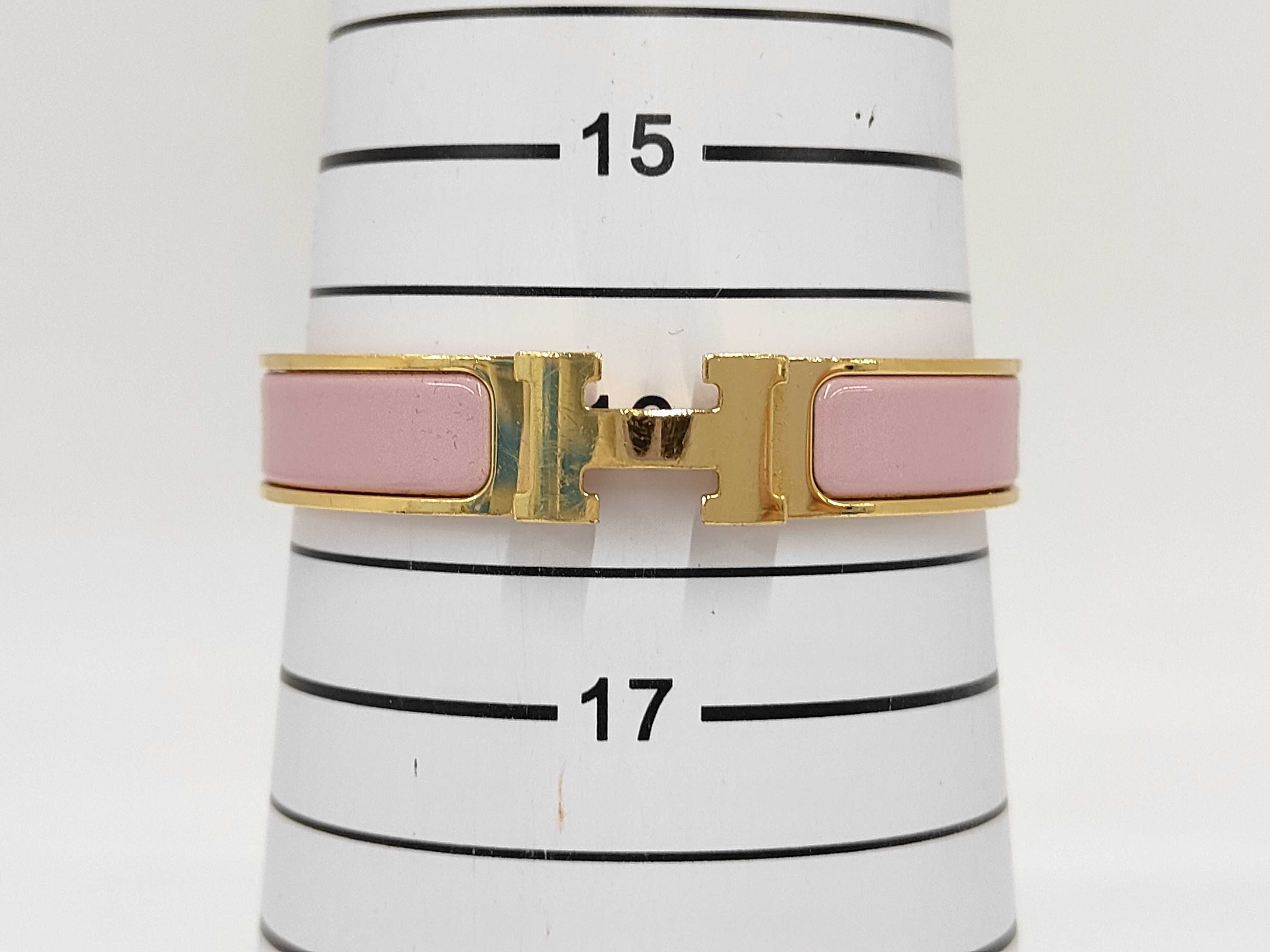 GP hardware Pink Click H Bracelet/Bangle — view 5