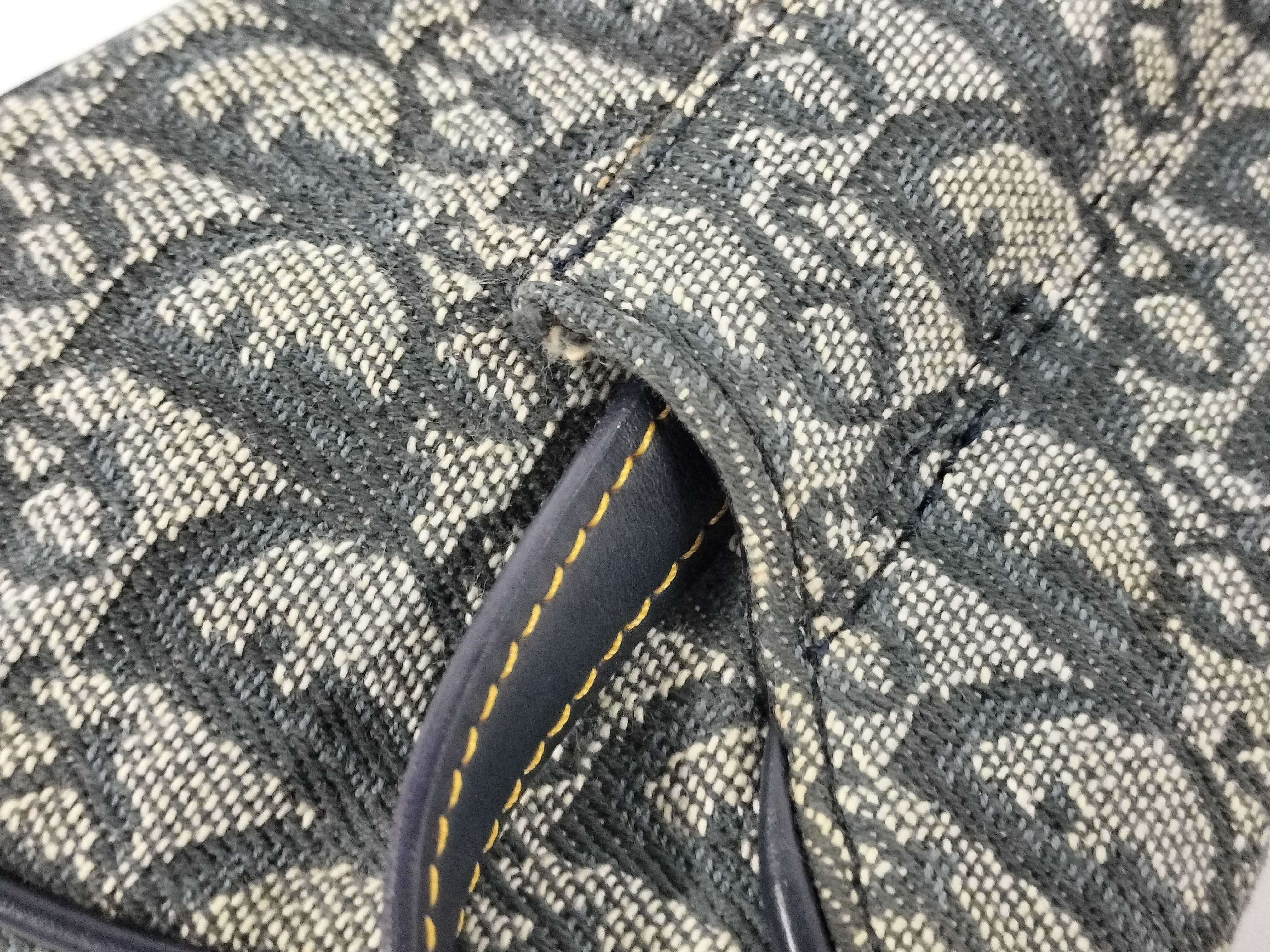 Trotter Christian Dior Saddle Waist Bag Trotter Oblique Navy Waist Bag — view 12