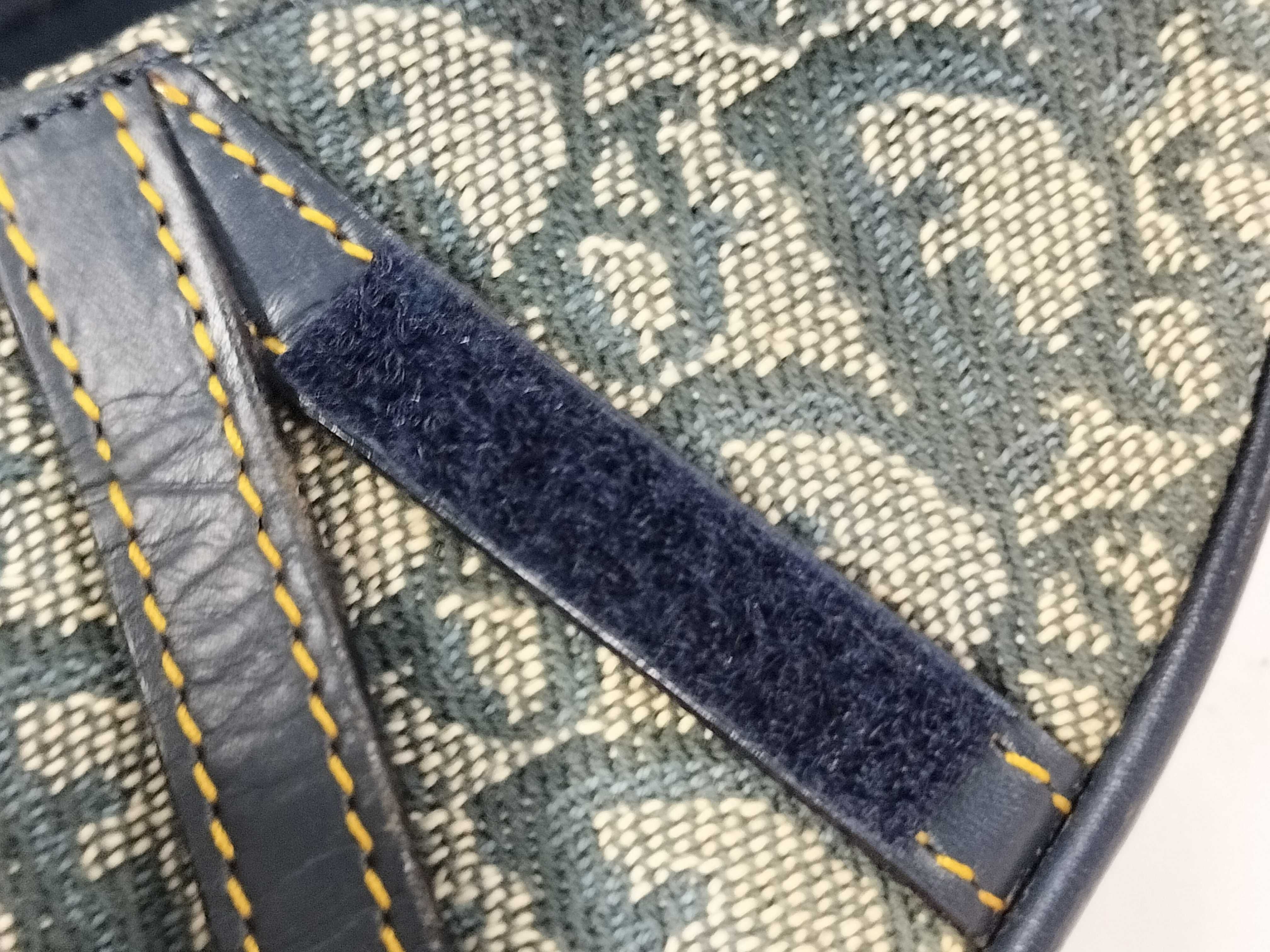 Trotter Christian Dior Saddle Waist Bag Trotter Oblique Navy Waist Bag — view 9
