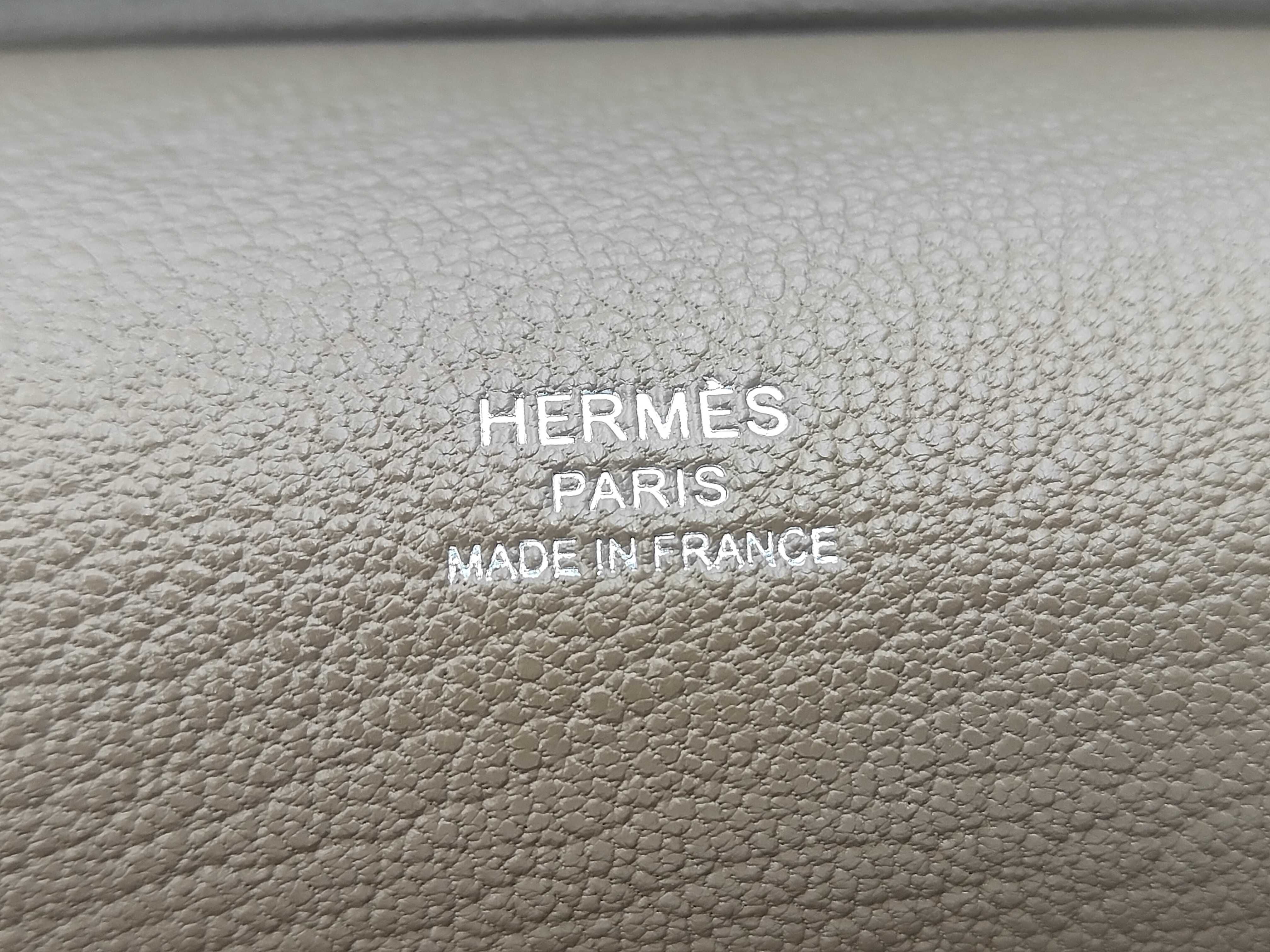 Jypsiere 28 Taurillon Clemence Etoupe SS B stamp shoulder bag — view 8