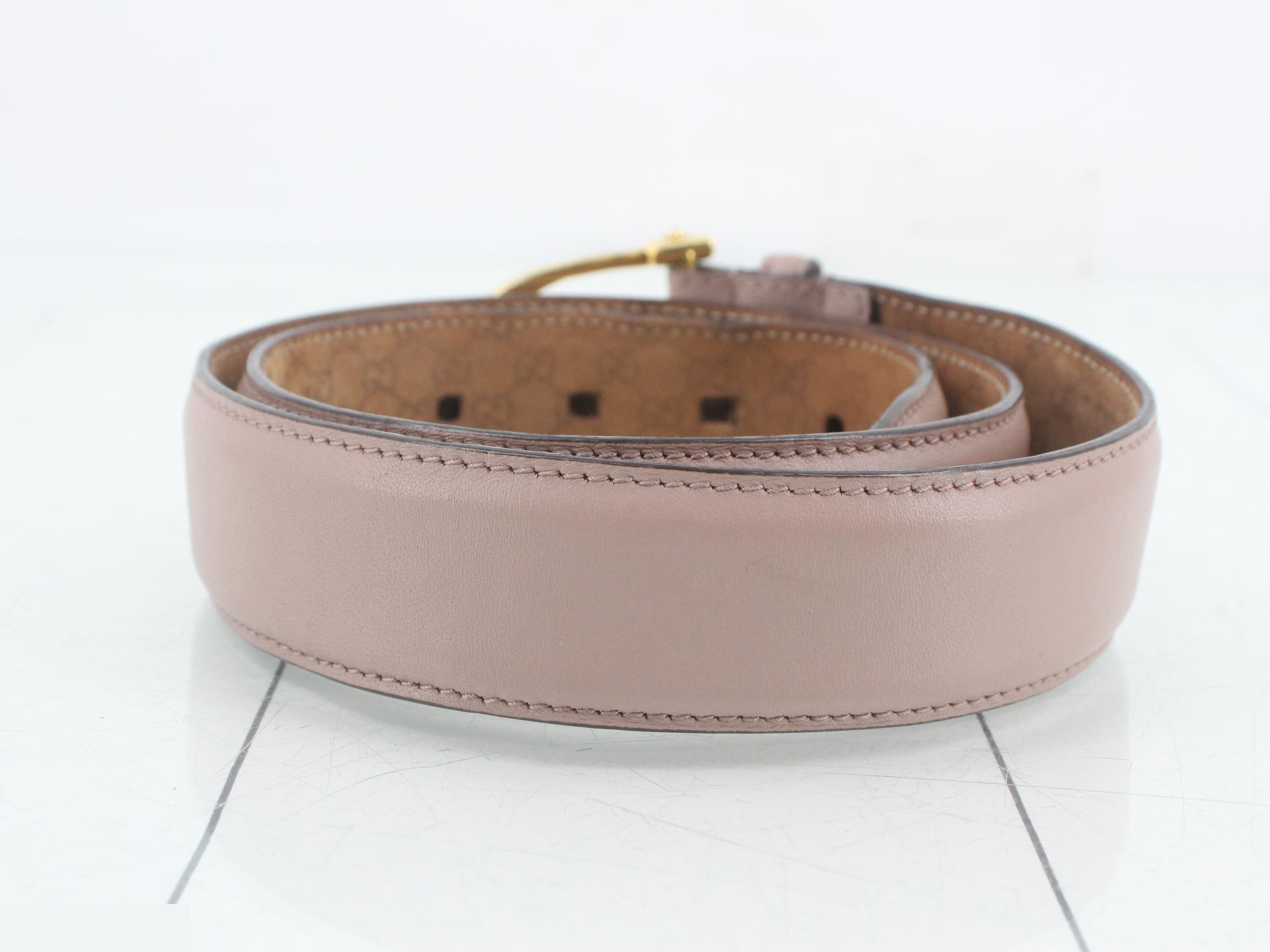 Leather belt (square G buckle) — view 2