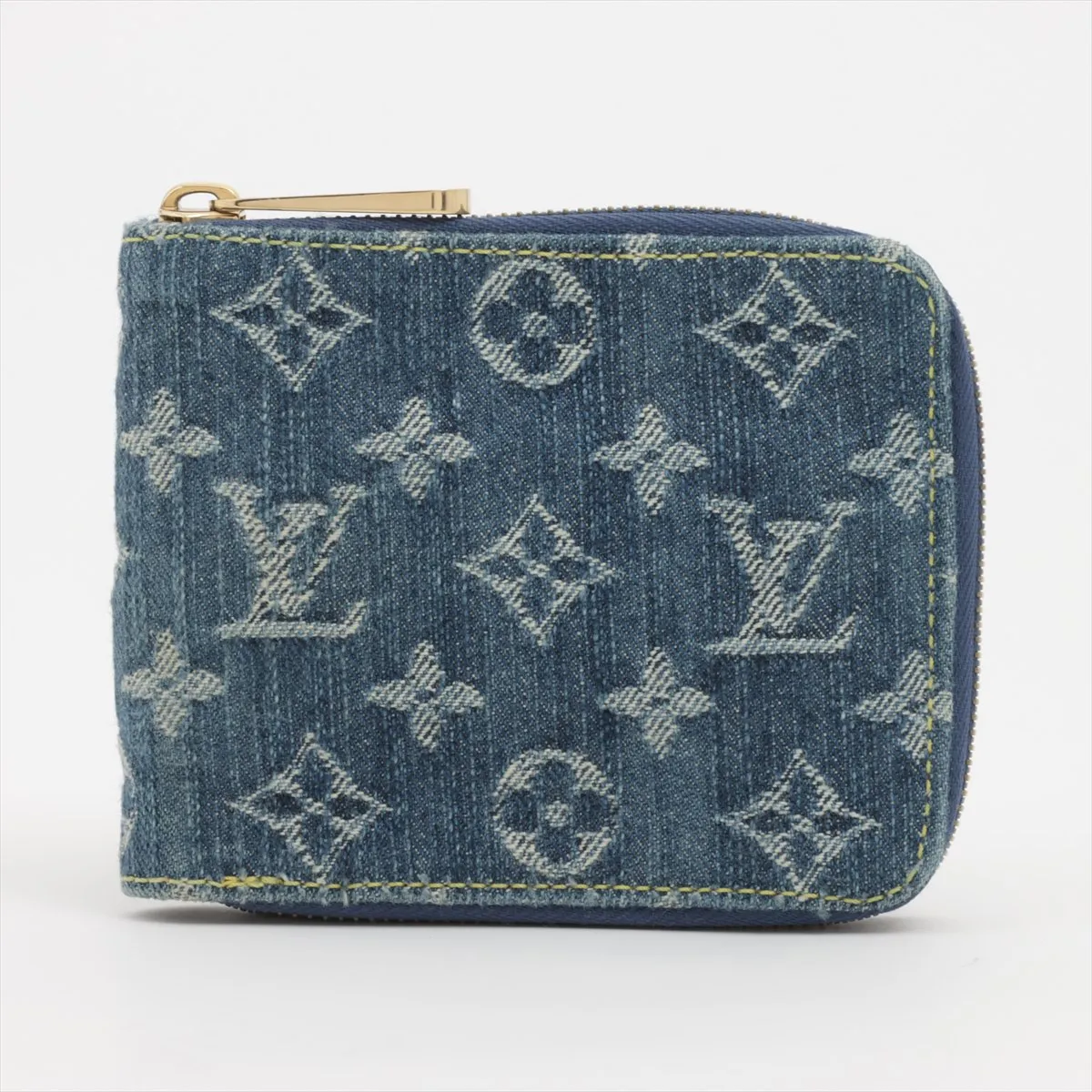 Denim Mini Zippy M95342 TH0057 Blue Compact Wallet