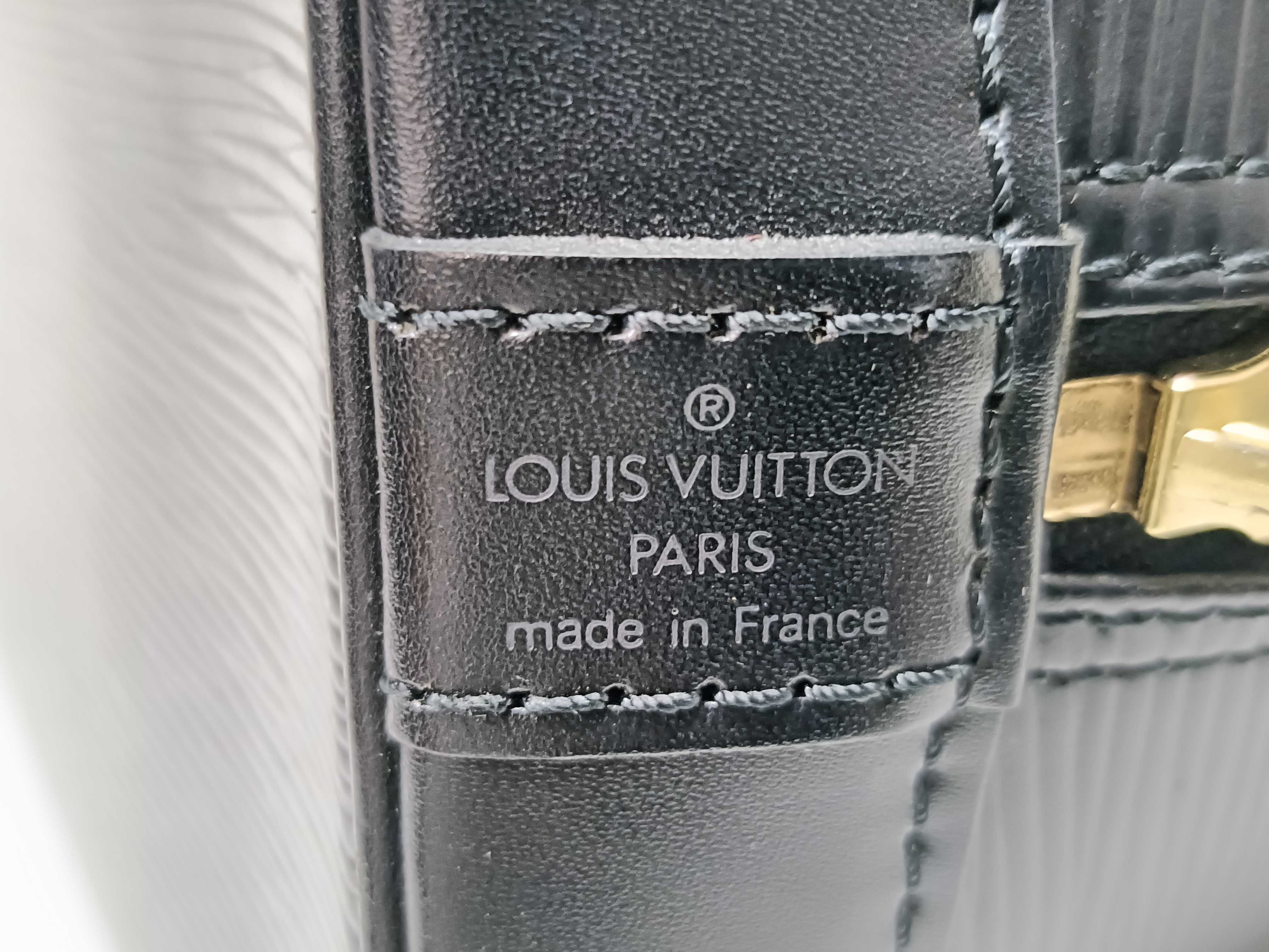 Epi Alma PM Noir Handbag — view 14