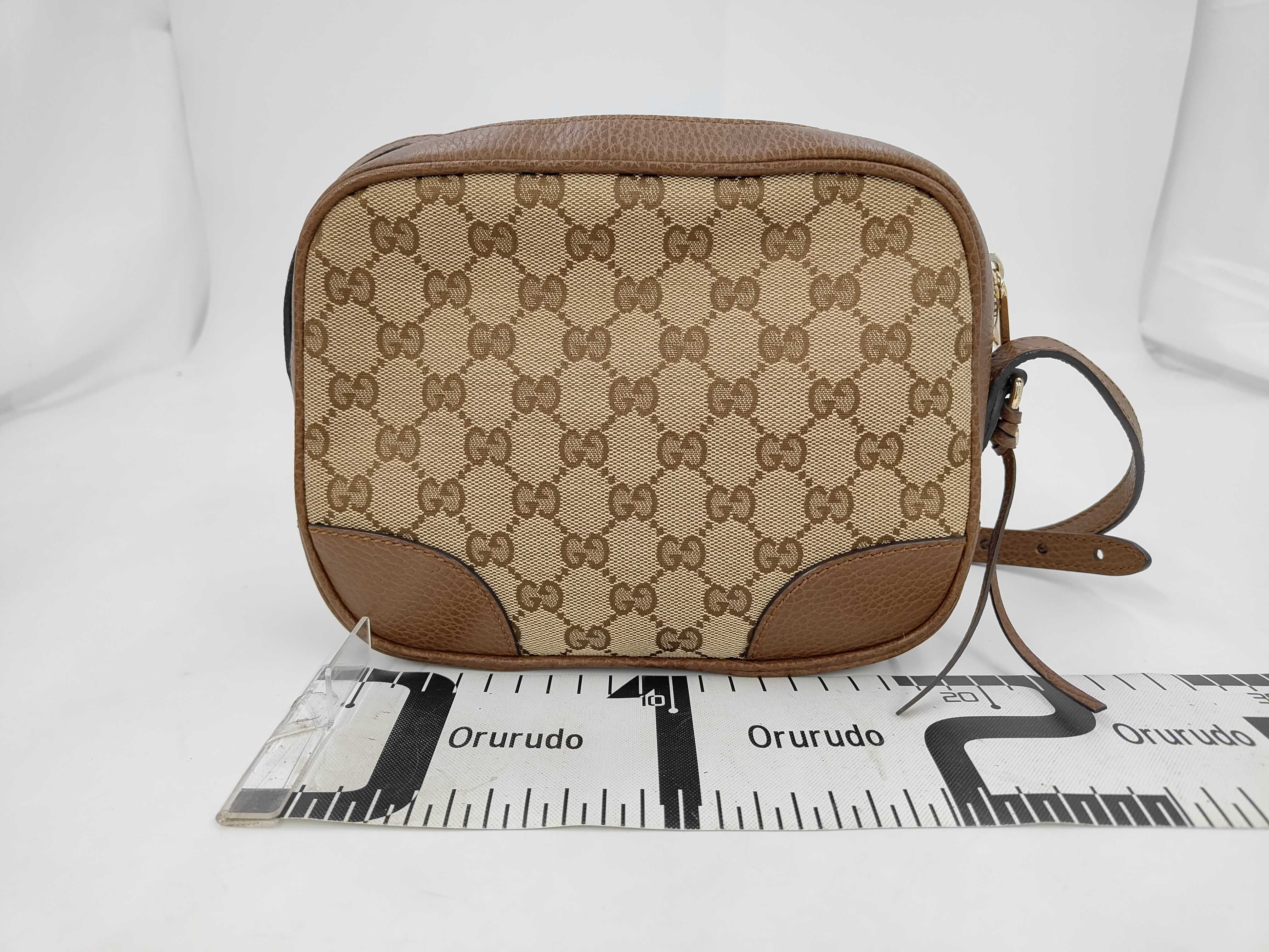 GG Canvas Brown Camera Bag Shoulder Bag — view 2