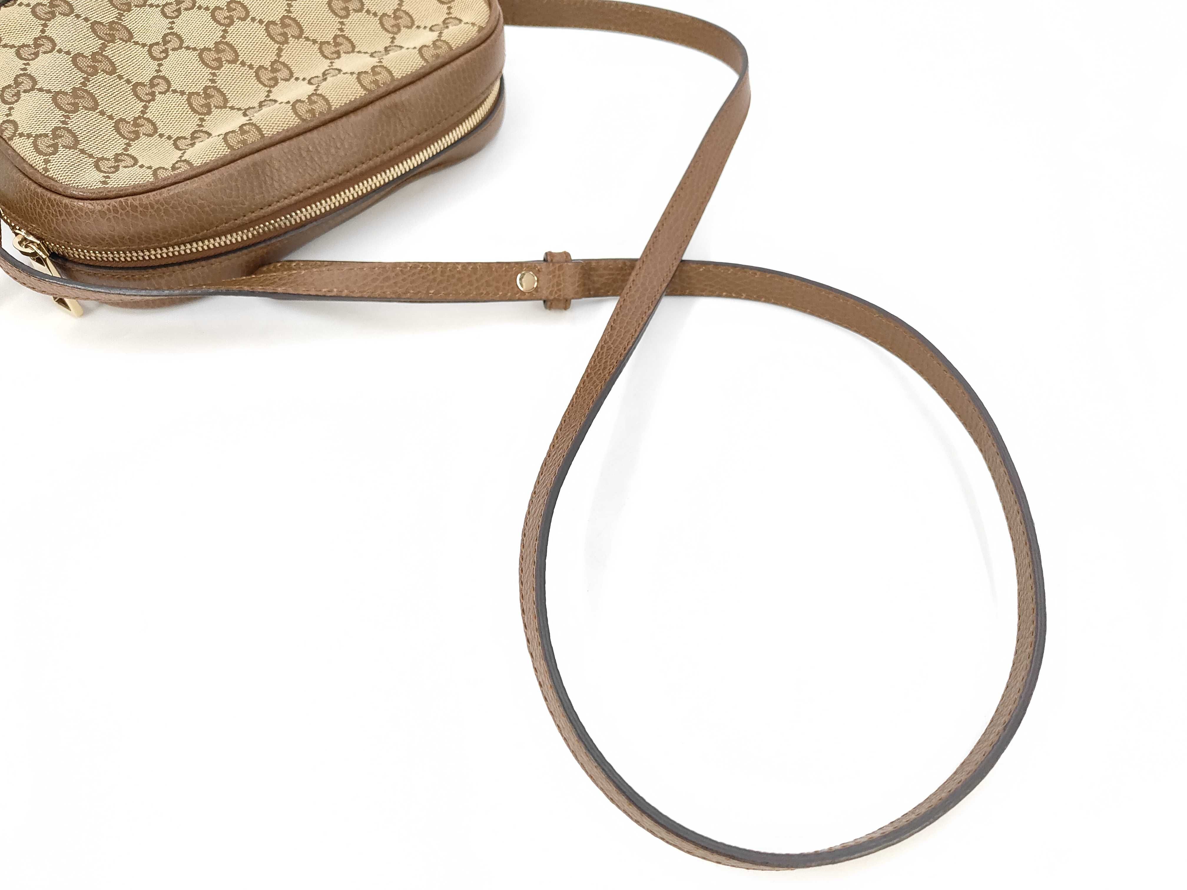 GG Canvas Brown Camera Bag Shoulder Bag — view 5