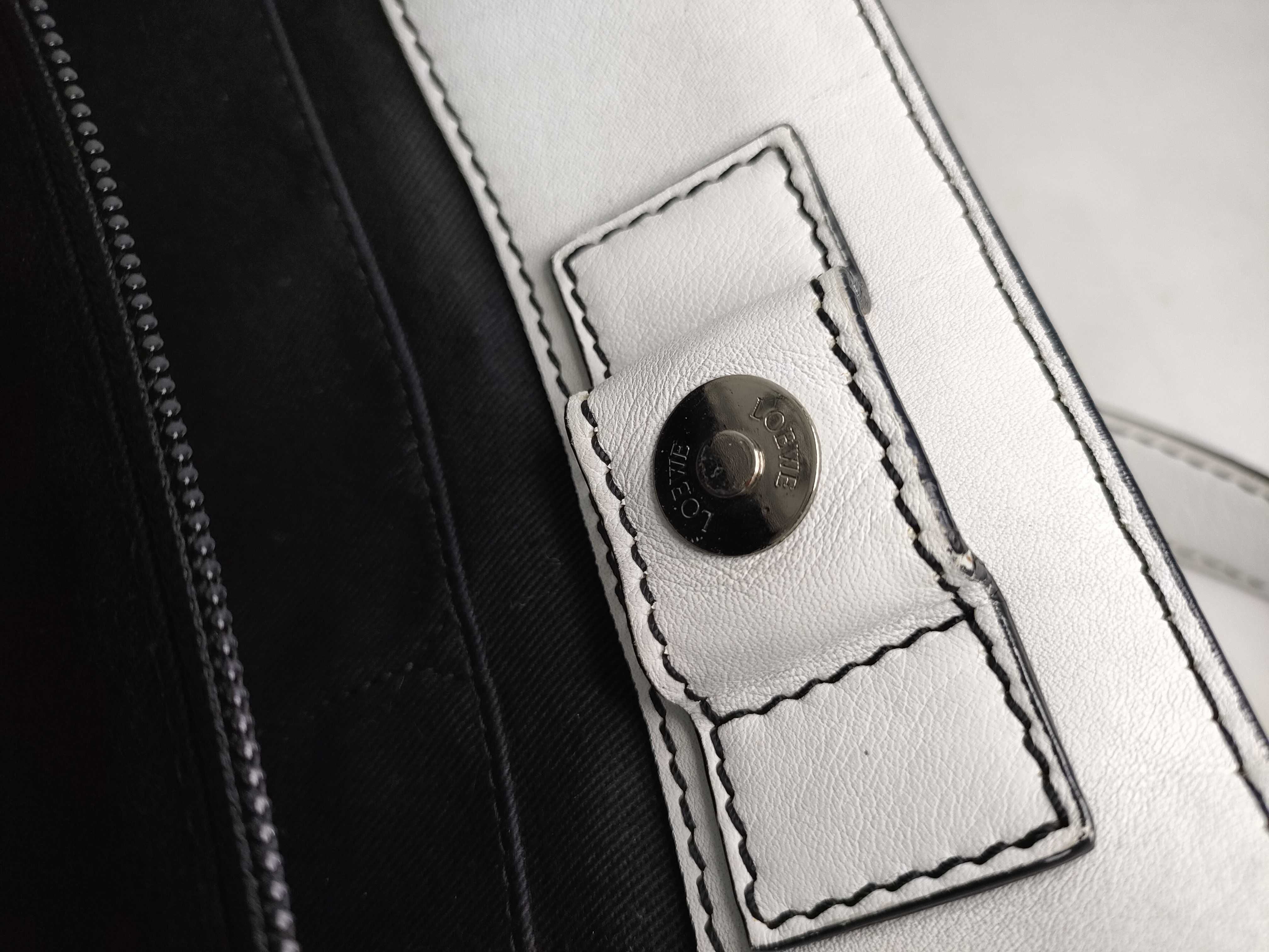 logo leather tote bag — view 12