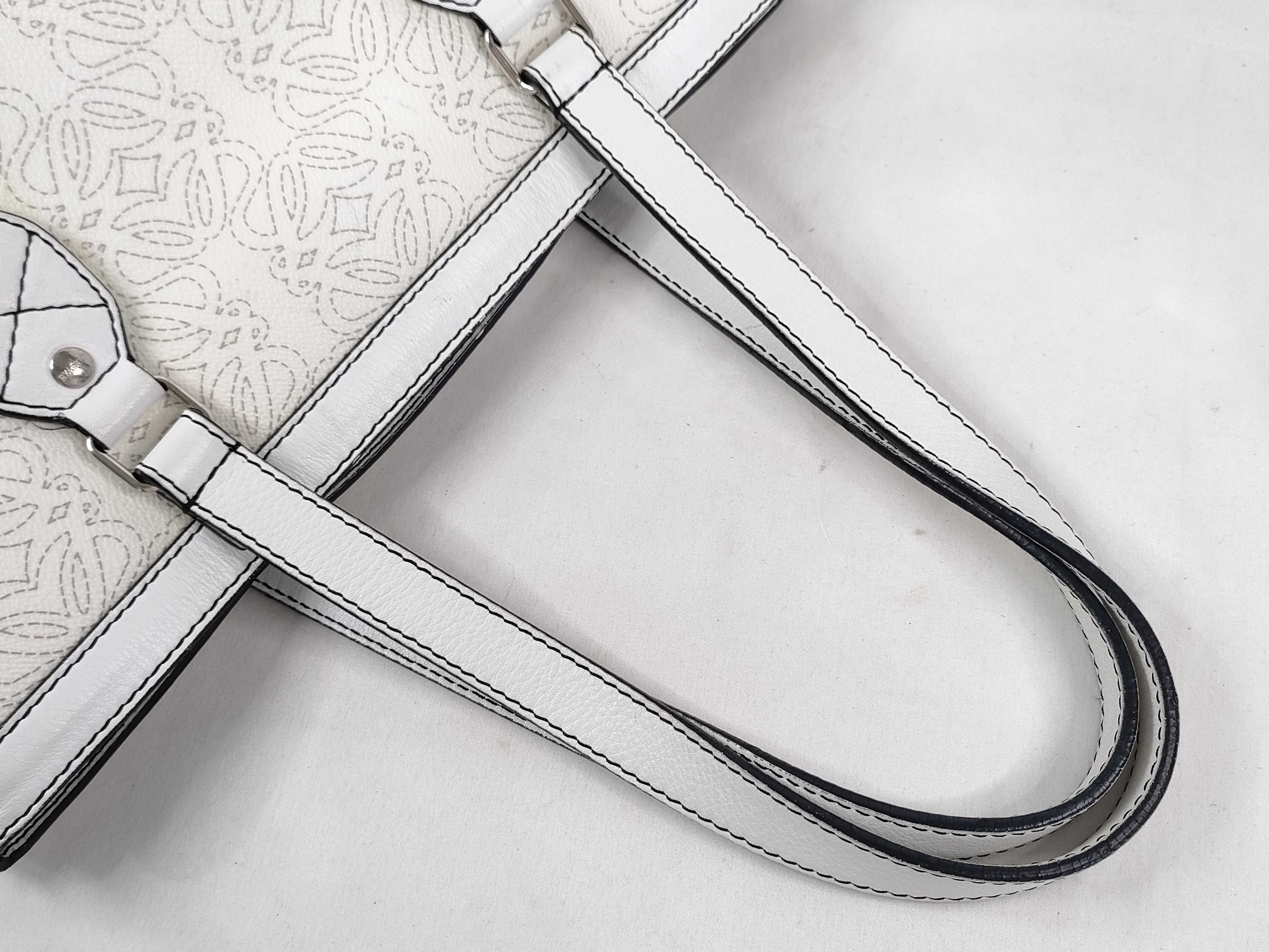 logo leather tote bag — view 3