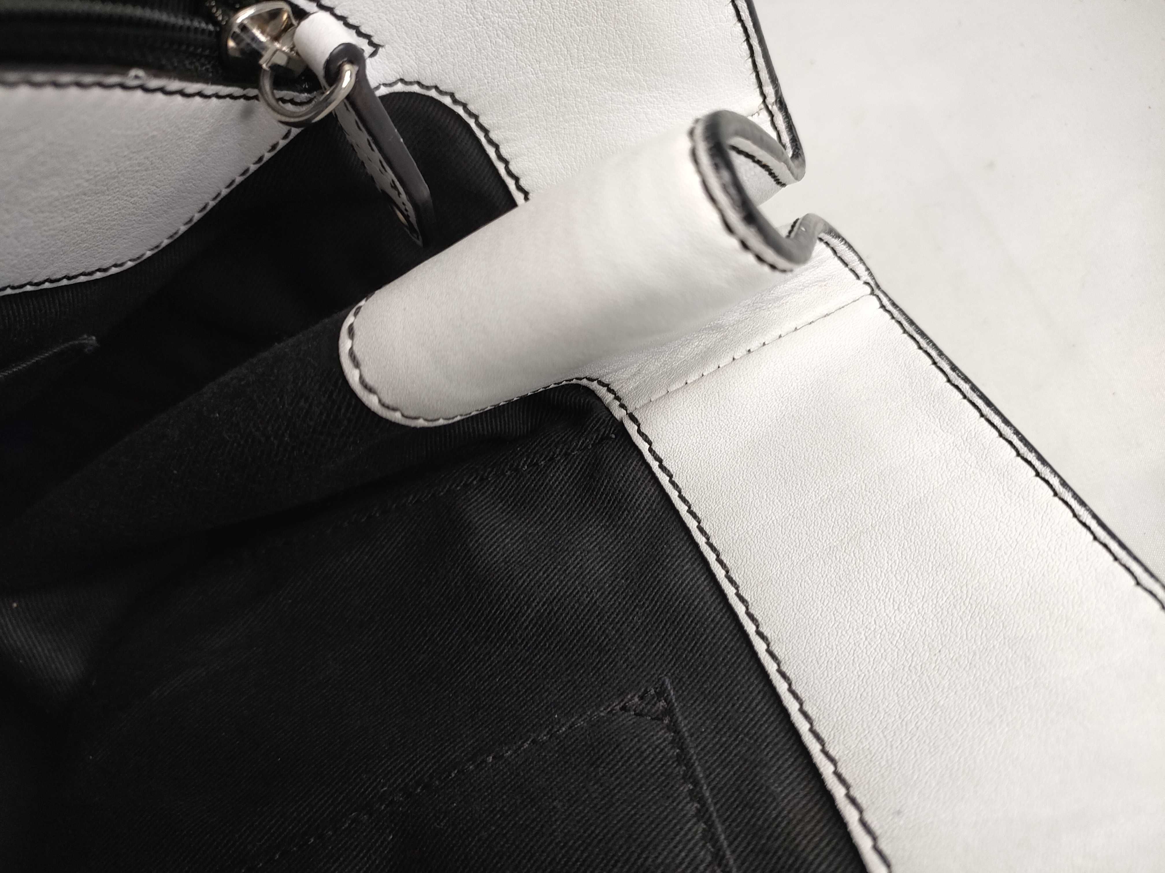 logo leather tote bag — view 8