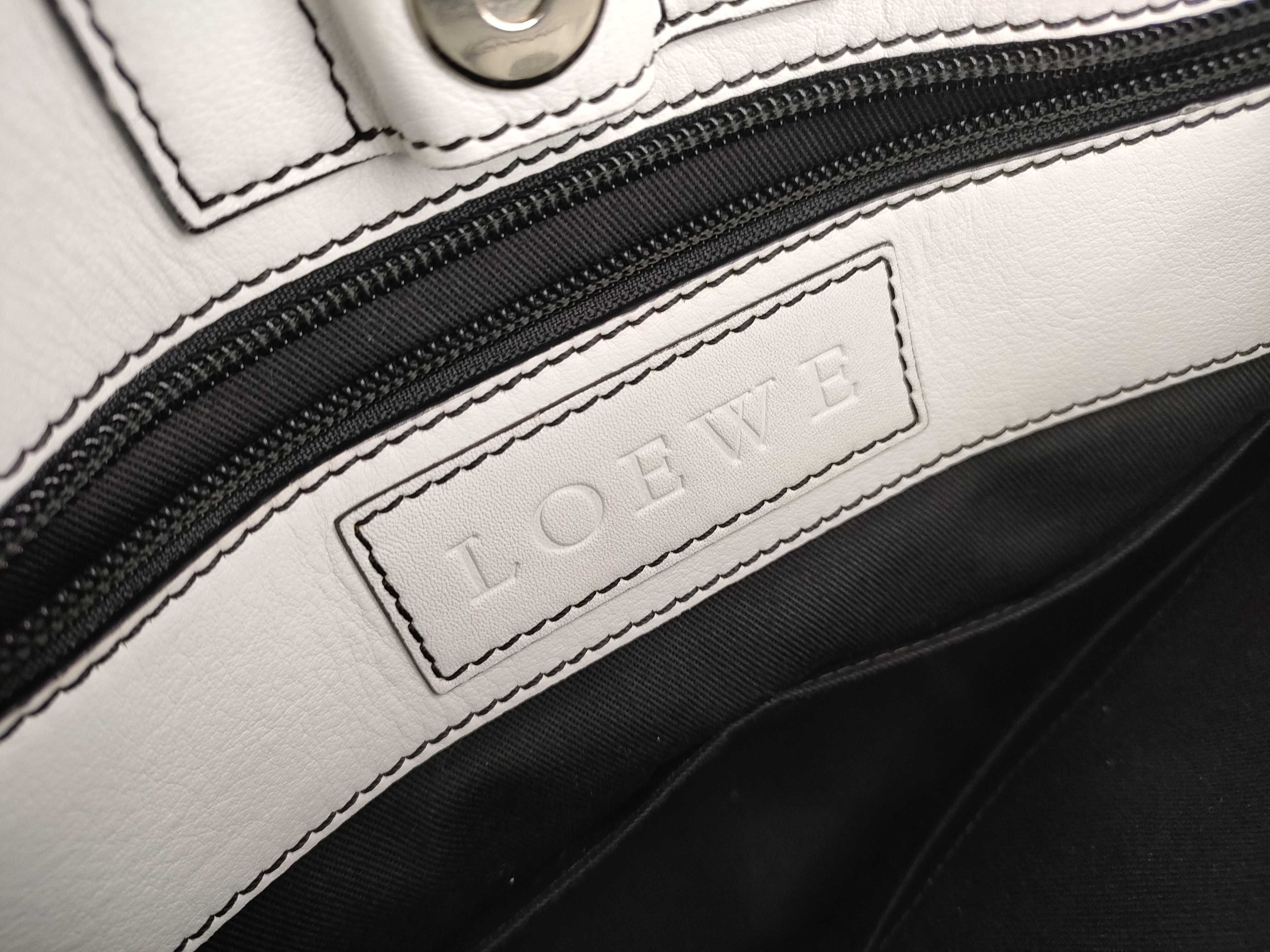 logo leather tote bag — view 10