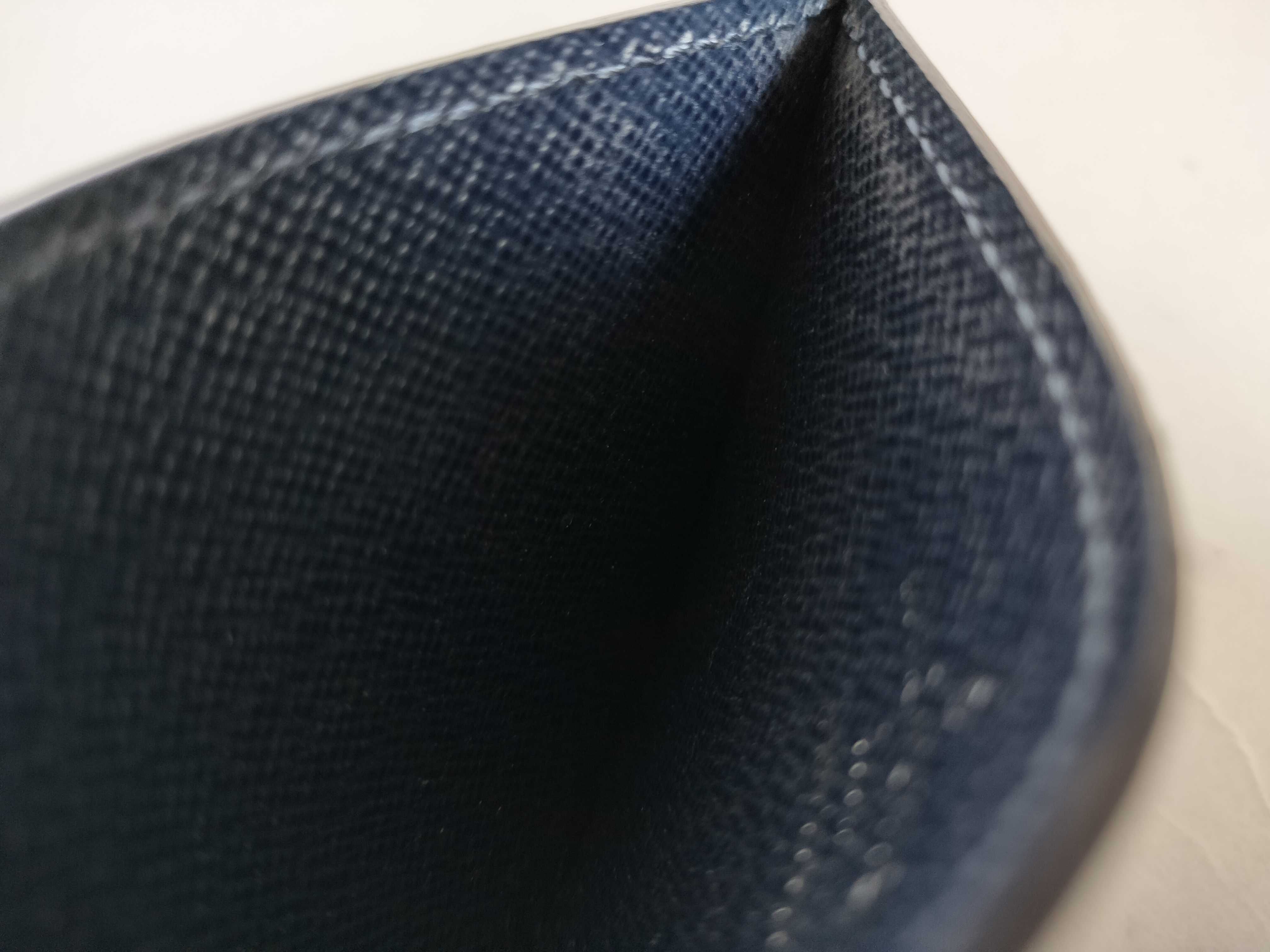 Epi LV M60330 Portecartes Simple Epi Indigo Blue Card Case — view 9