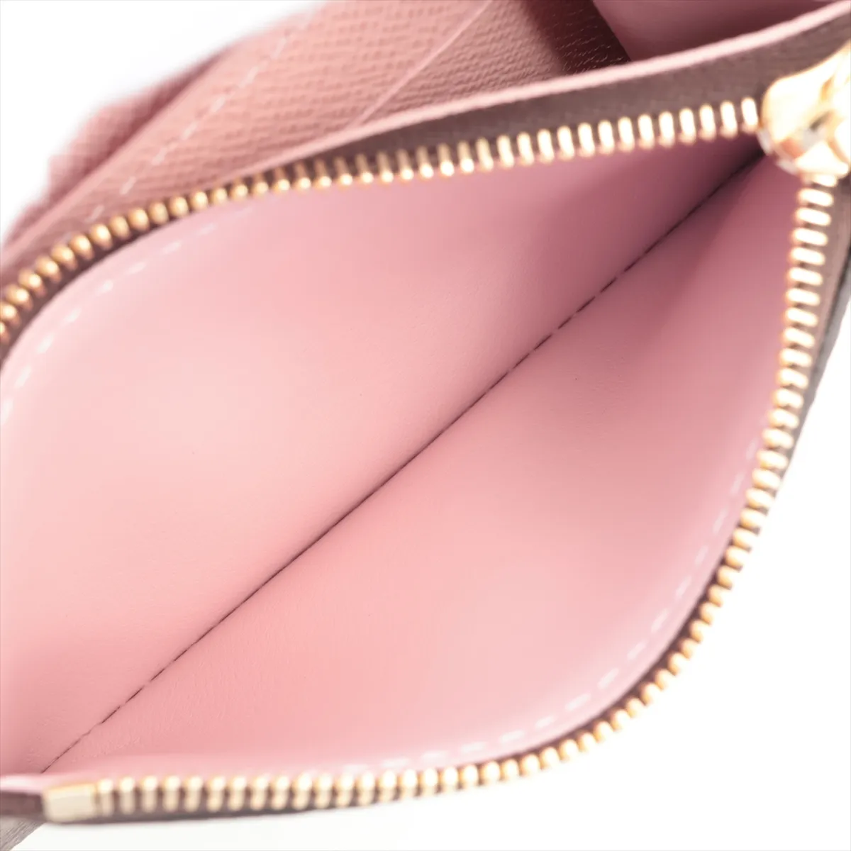 Monogram Portemonnaie Rosalie M62361 Rose Ballerine Coin Case (RFID detected) — view 6