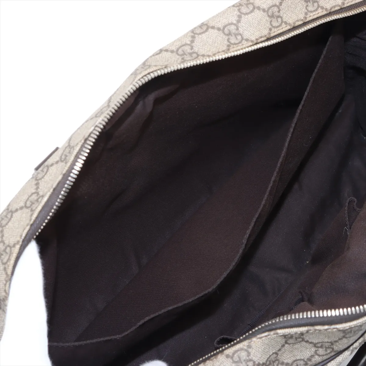 GG Supreme PVC x Leather 2WAY Business Bag Brown x Beige 289892 — view 11