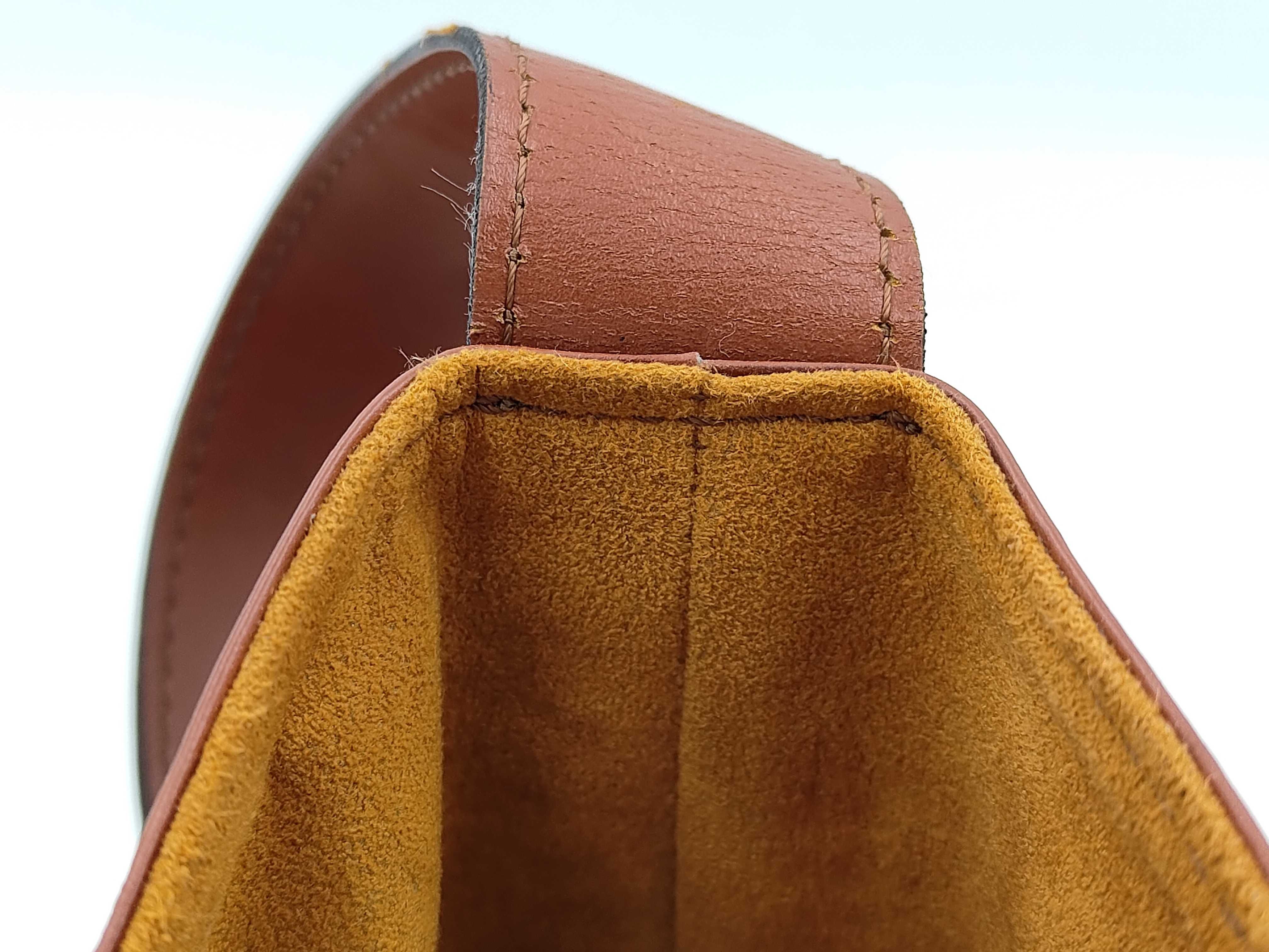 Epi Leather Sac Depaule Brown Shoulder Bag — view 11