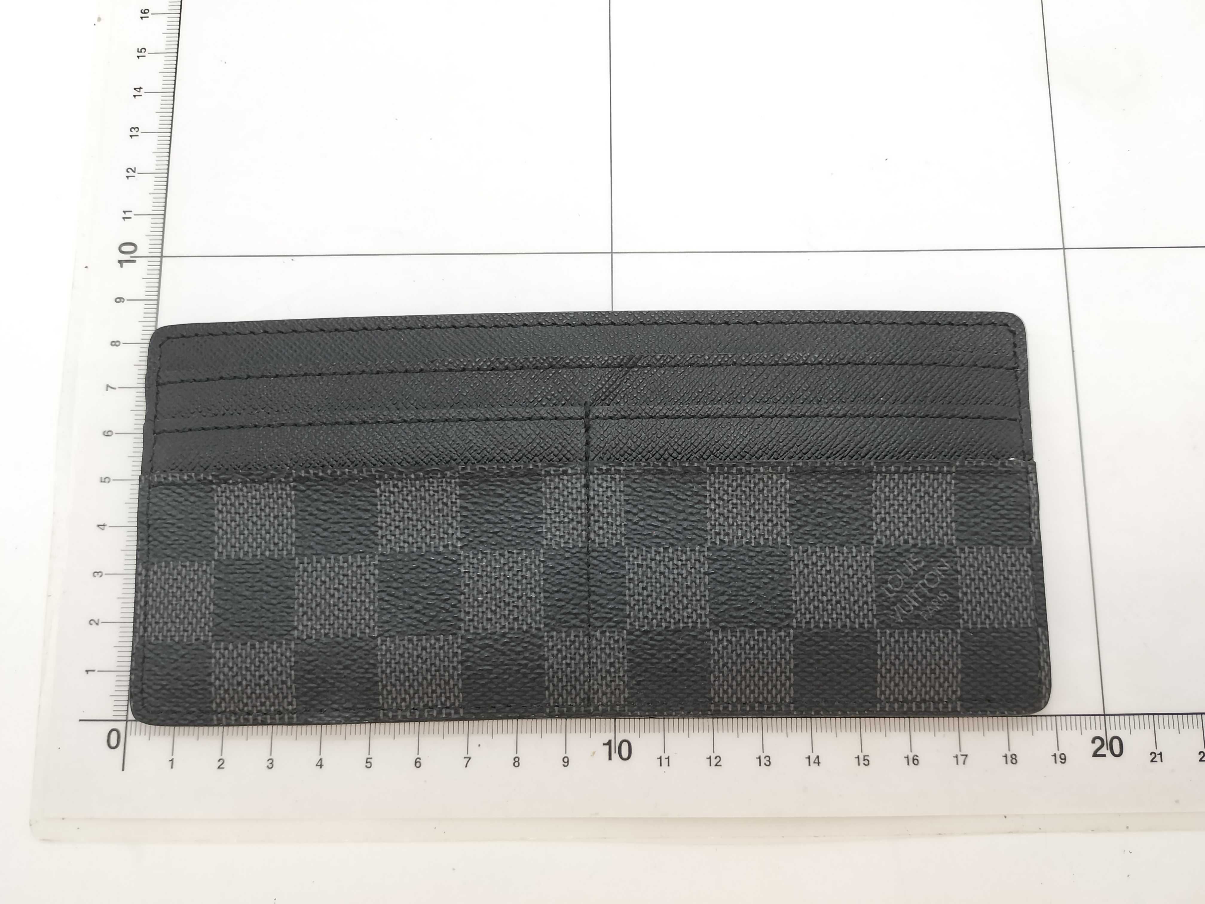 Damier Graphite Card Case (Card Case/Pass Case/Business Card Holder) — view 2