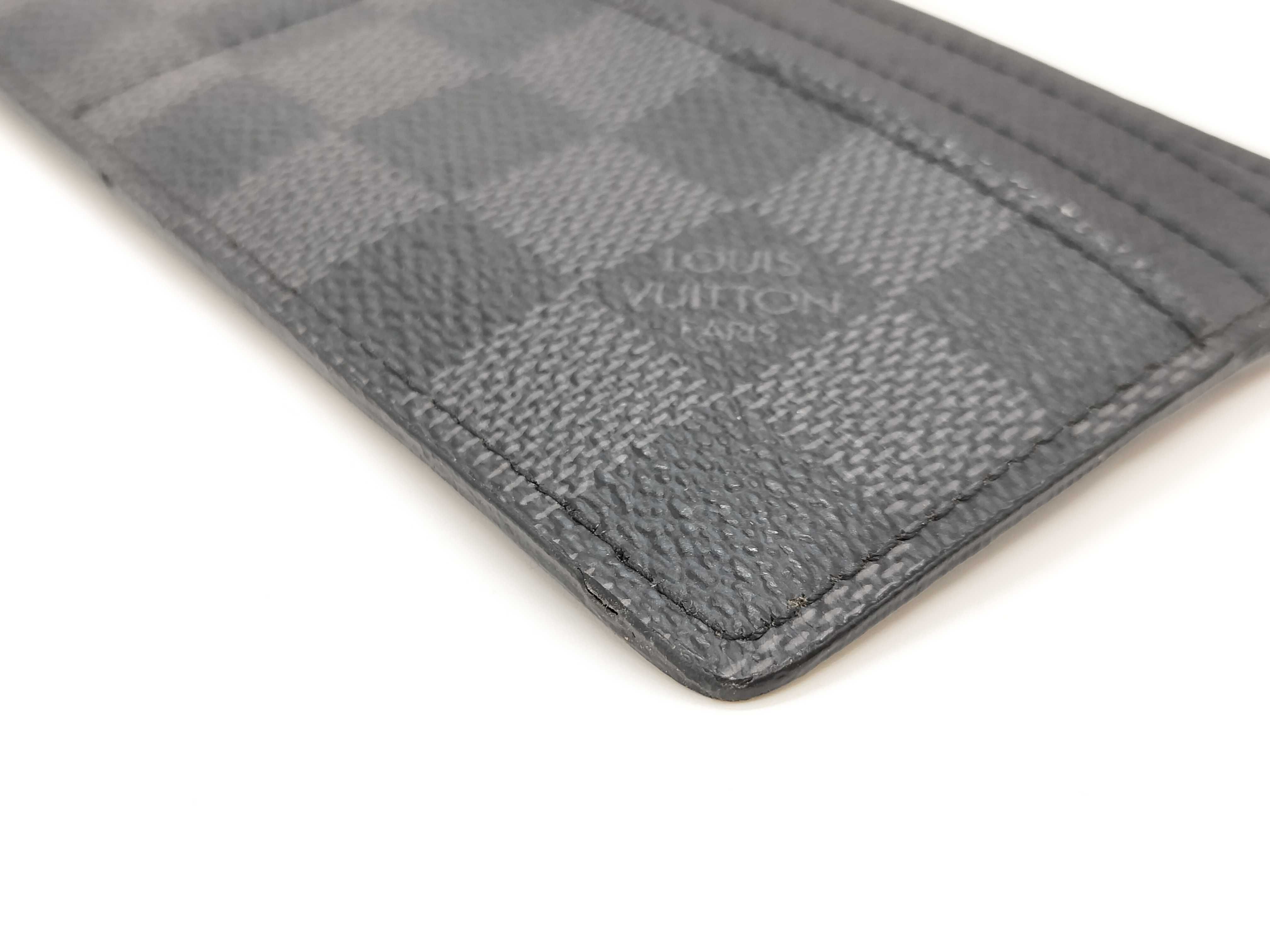Damier Graphite Card Case (Card Case/Pass Case/Business Card Holder) — view 4