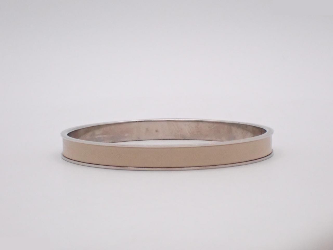 Stainless steel bangle, wrist circumference approximately 22 cm — view 2