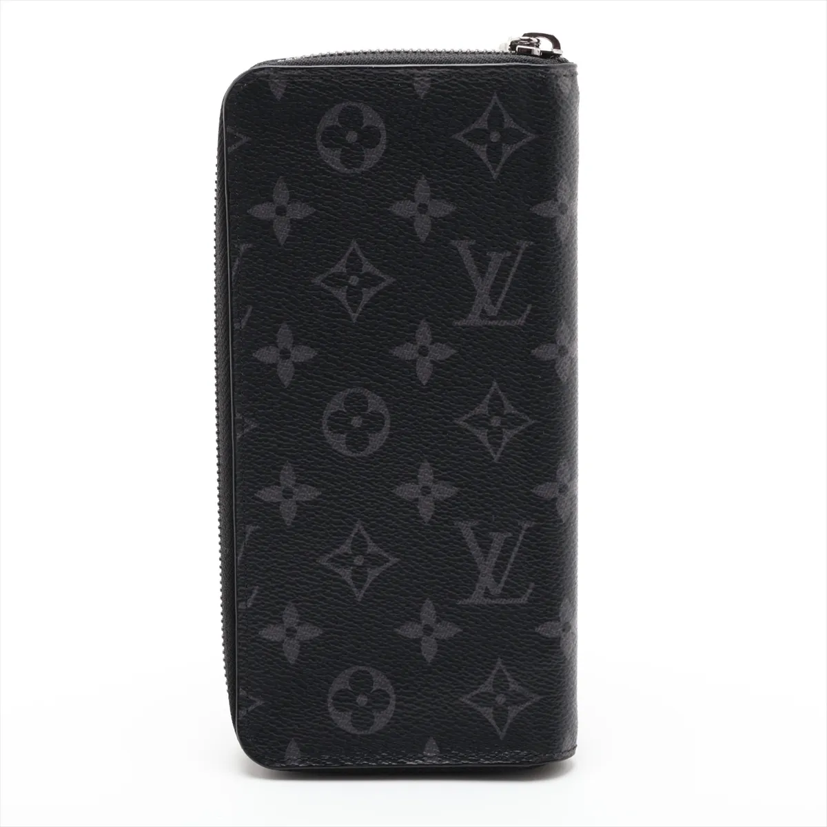 Monogram Eclipse Zippy Wallet Vertical M62295 Black Round Zip Wallet — view 2