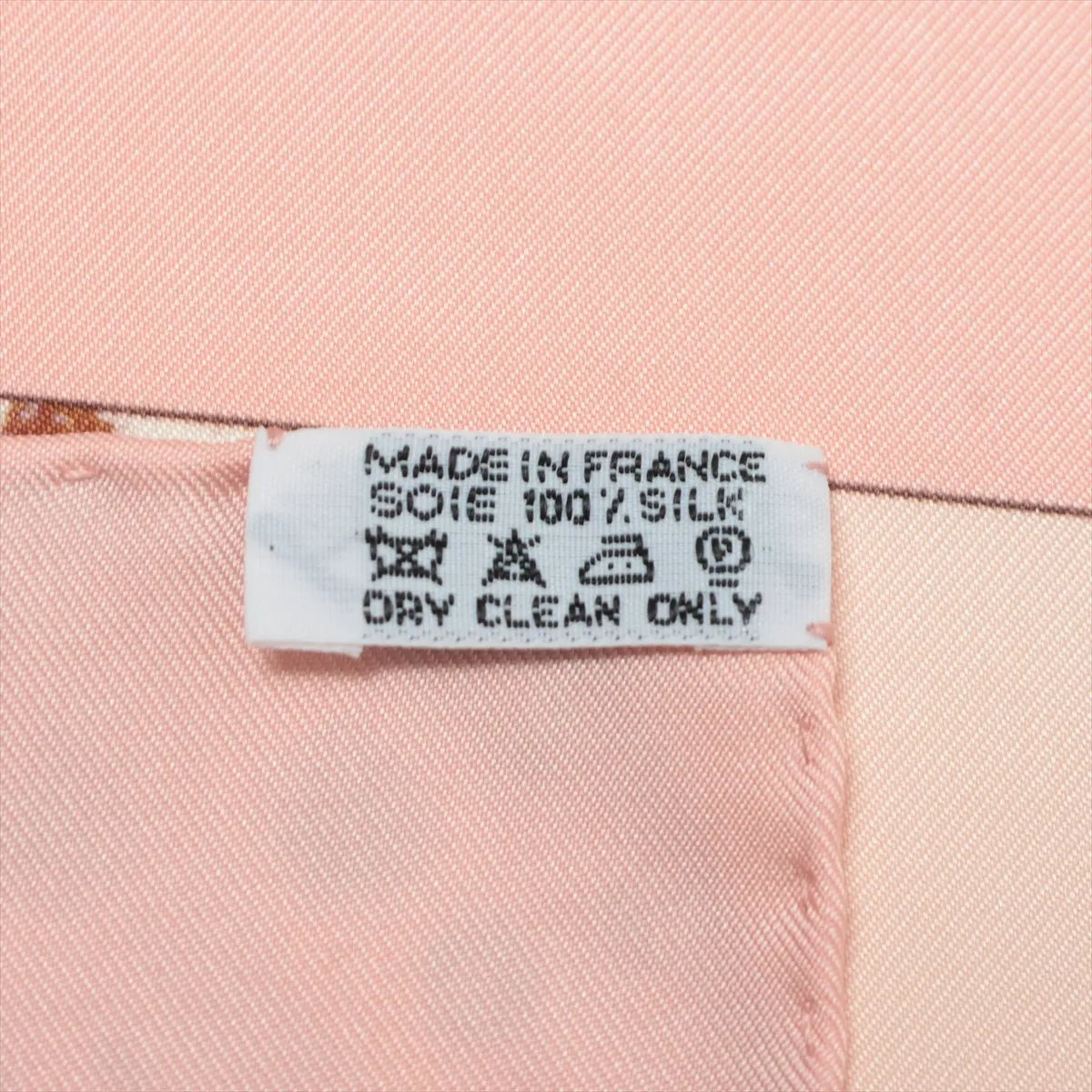 Carre 90 Rocaille Seashell Scarf Silk Pink — view 7