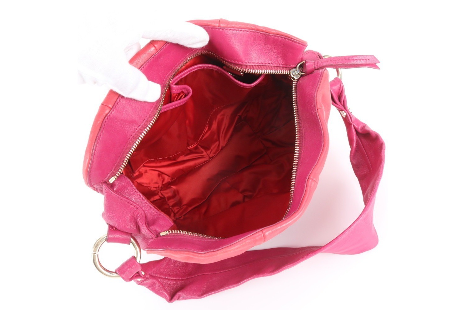Tassel Leather Shoulder Bag — view 7