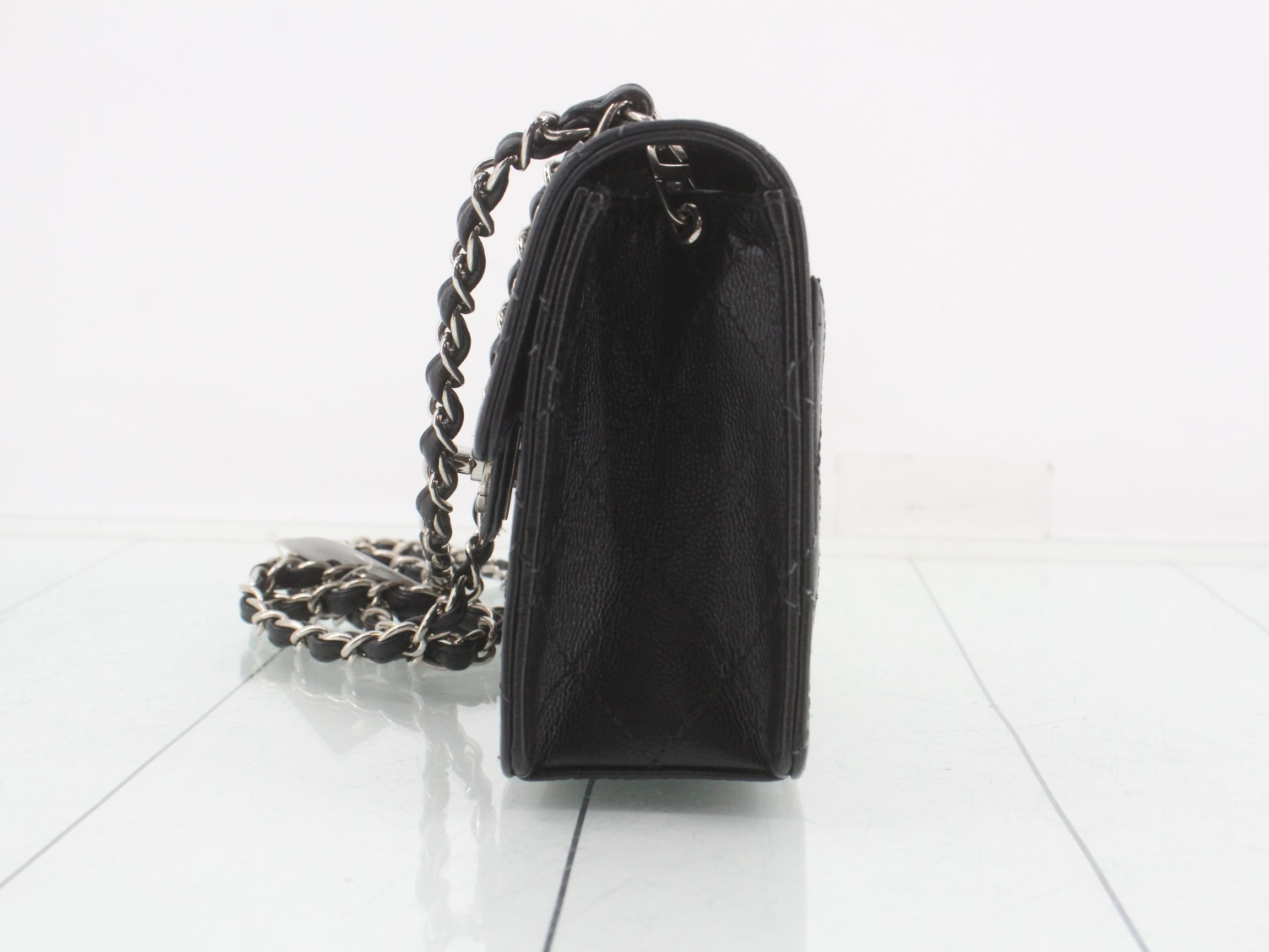 Matelasse Turnlock Mini Chain Shoulder Caviar Black S Hardware No. 5 — view 3