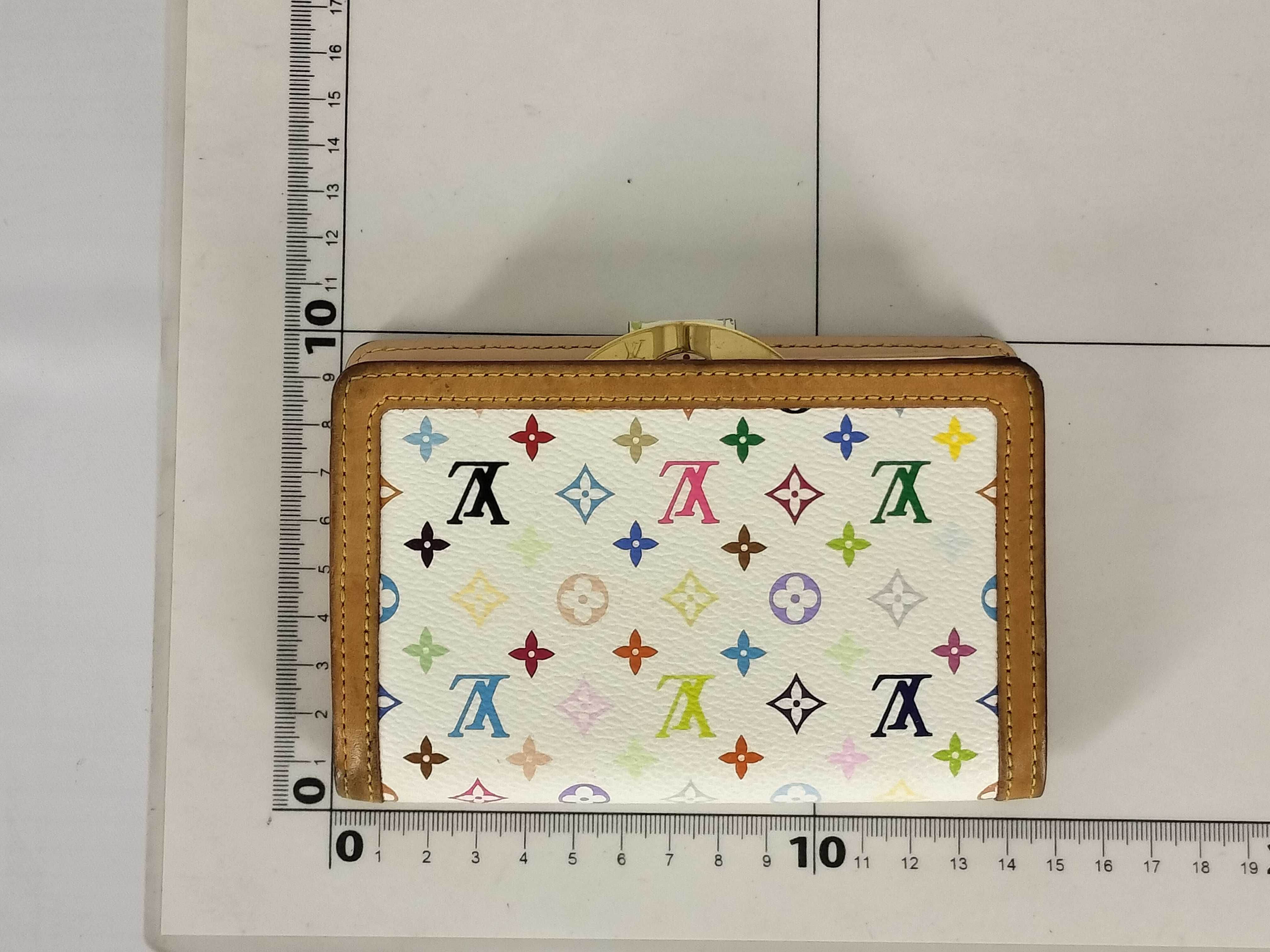 Monogram Multicolor Portemonnaie Viennois Wallet Blanc — view 2