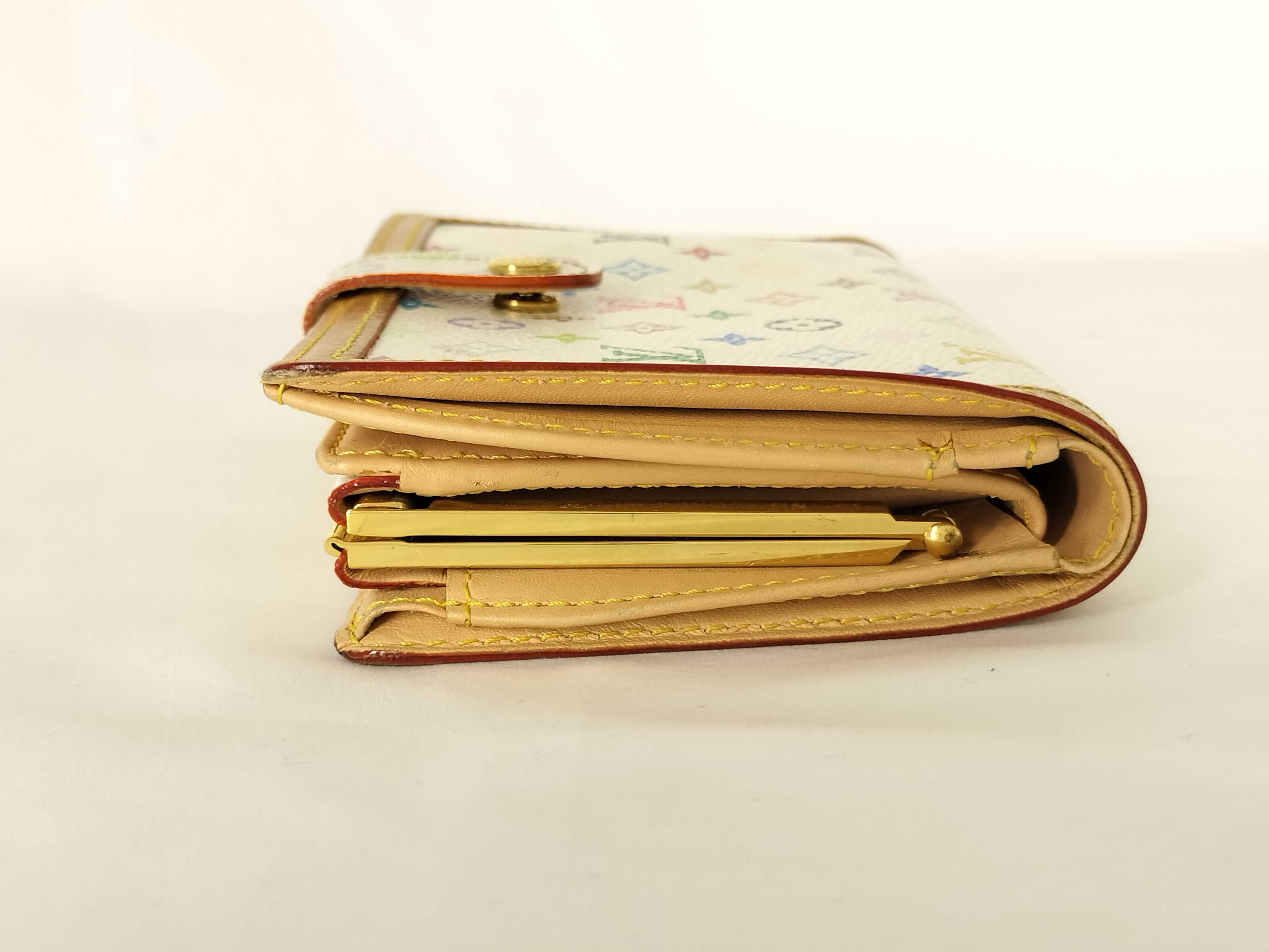 Monogram Multicolor Portemonnaie Viennois Wallet Blanc — view 14