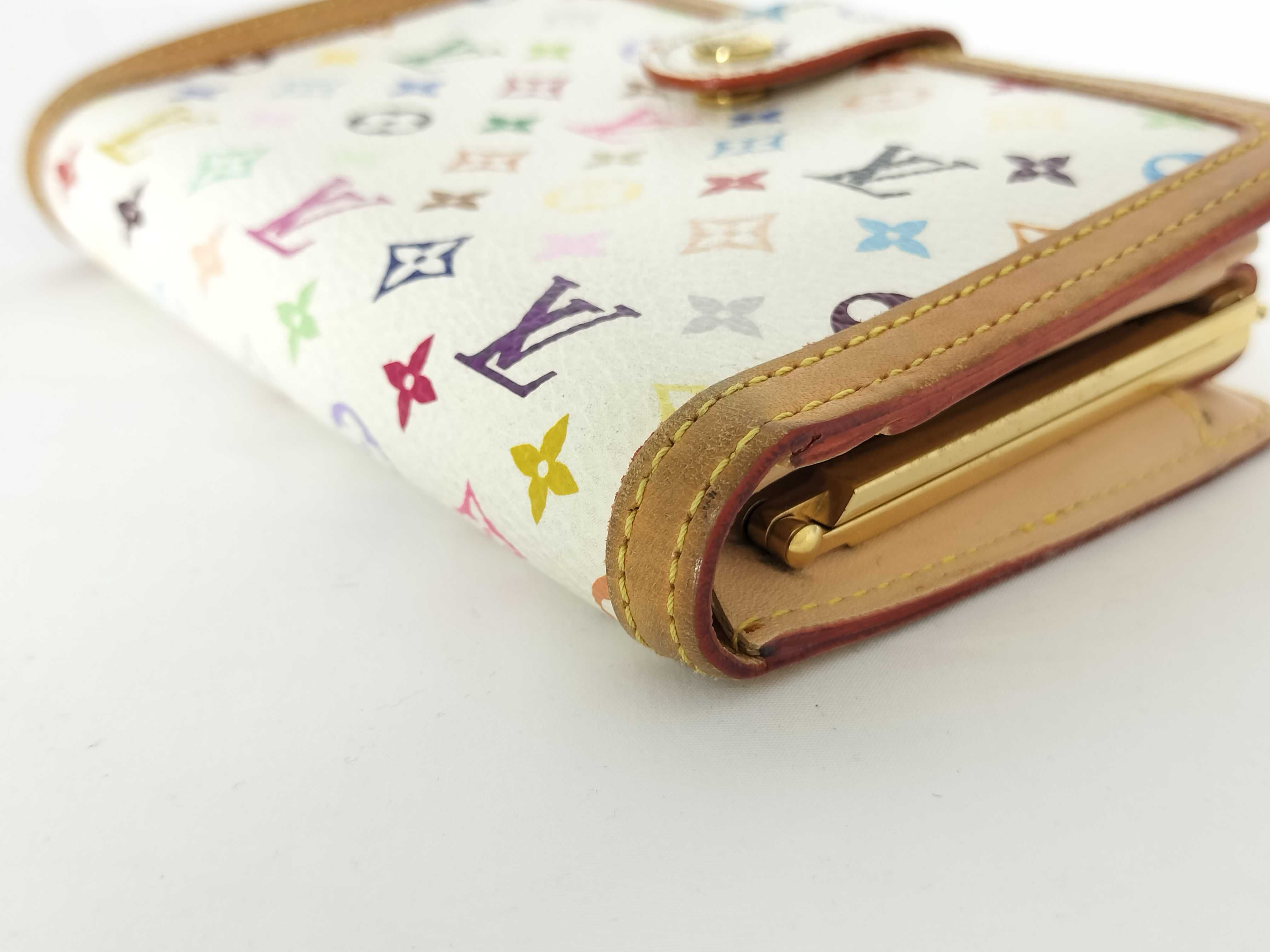 Monogram Multicolor Portemonnaie Viennois Wallet Blanc — view 3