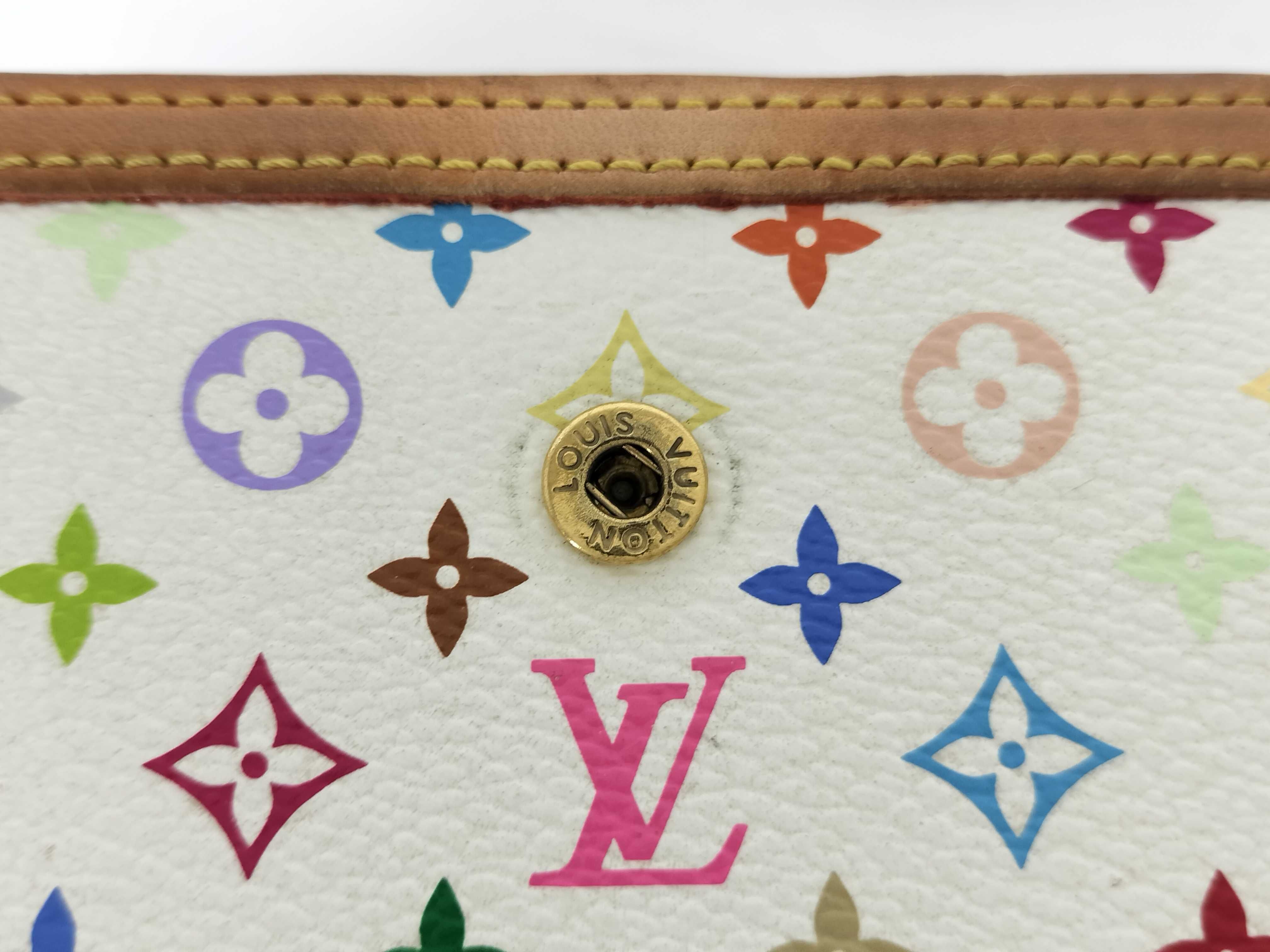 Monogram Multicolor Portemonnaie Viennois Wallet Blanc — view 9