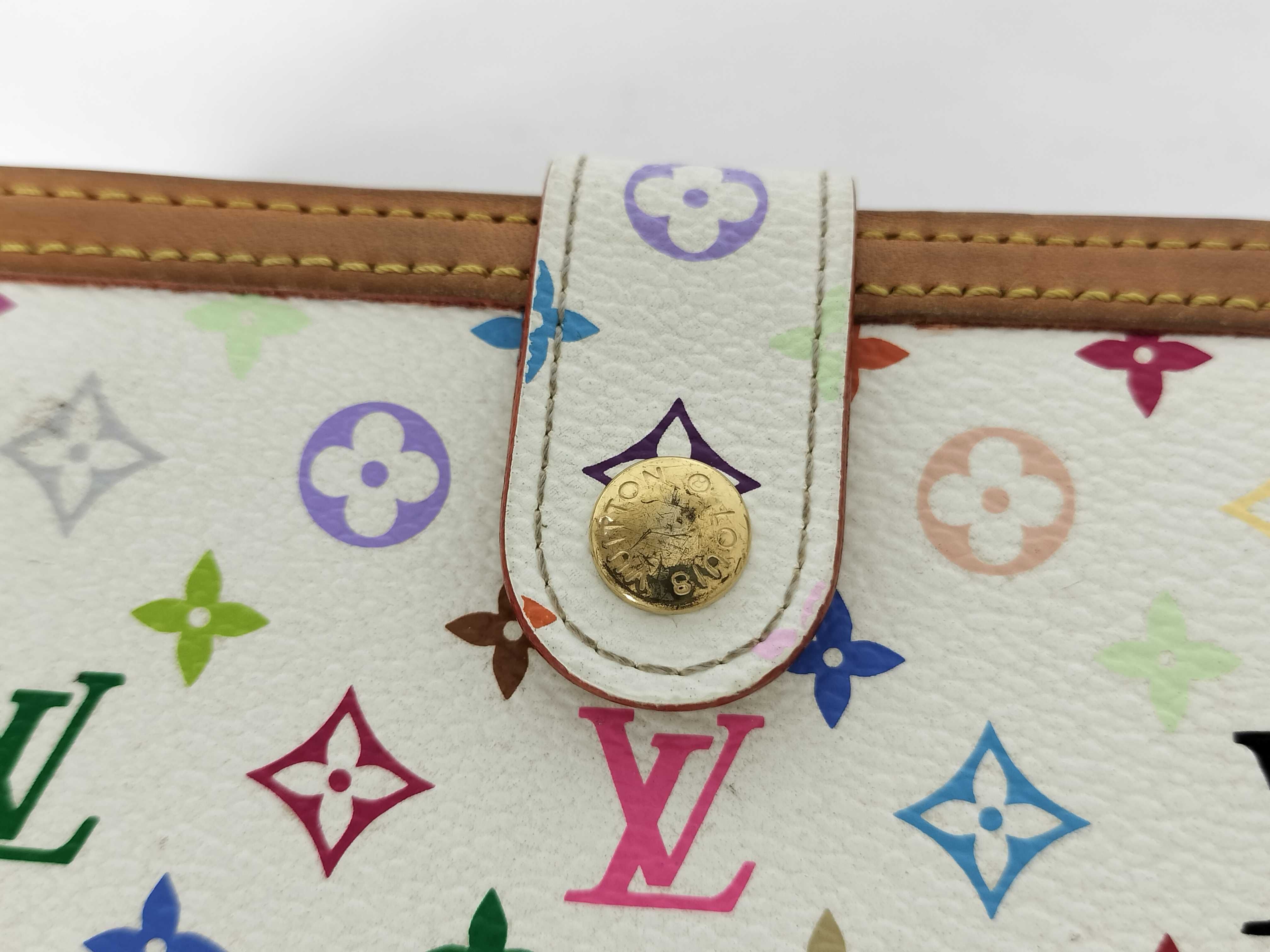 Monogram Multicolor Portemonnaie Viennois Wallet Blanc — view 10