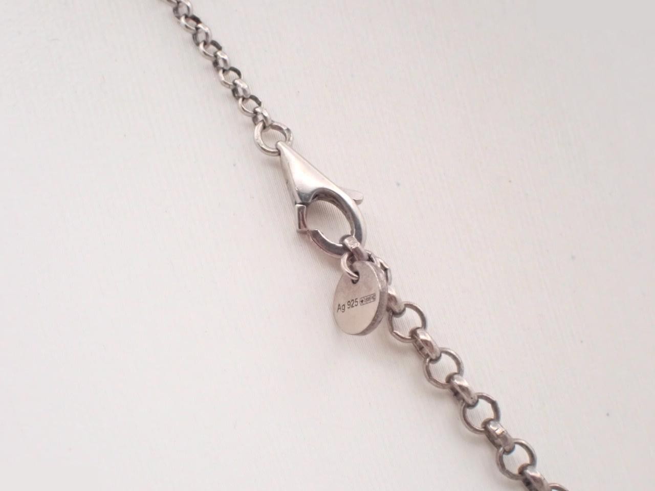 Interlocking Necklace, Sterling Silver (925), 7.3g — view 2