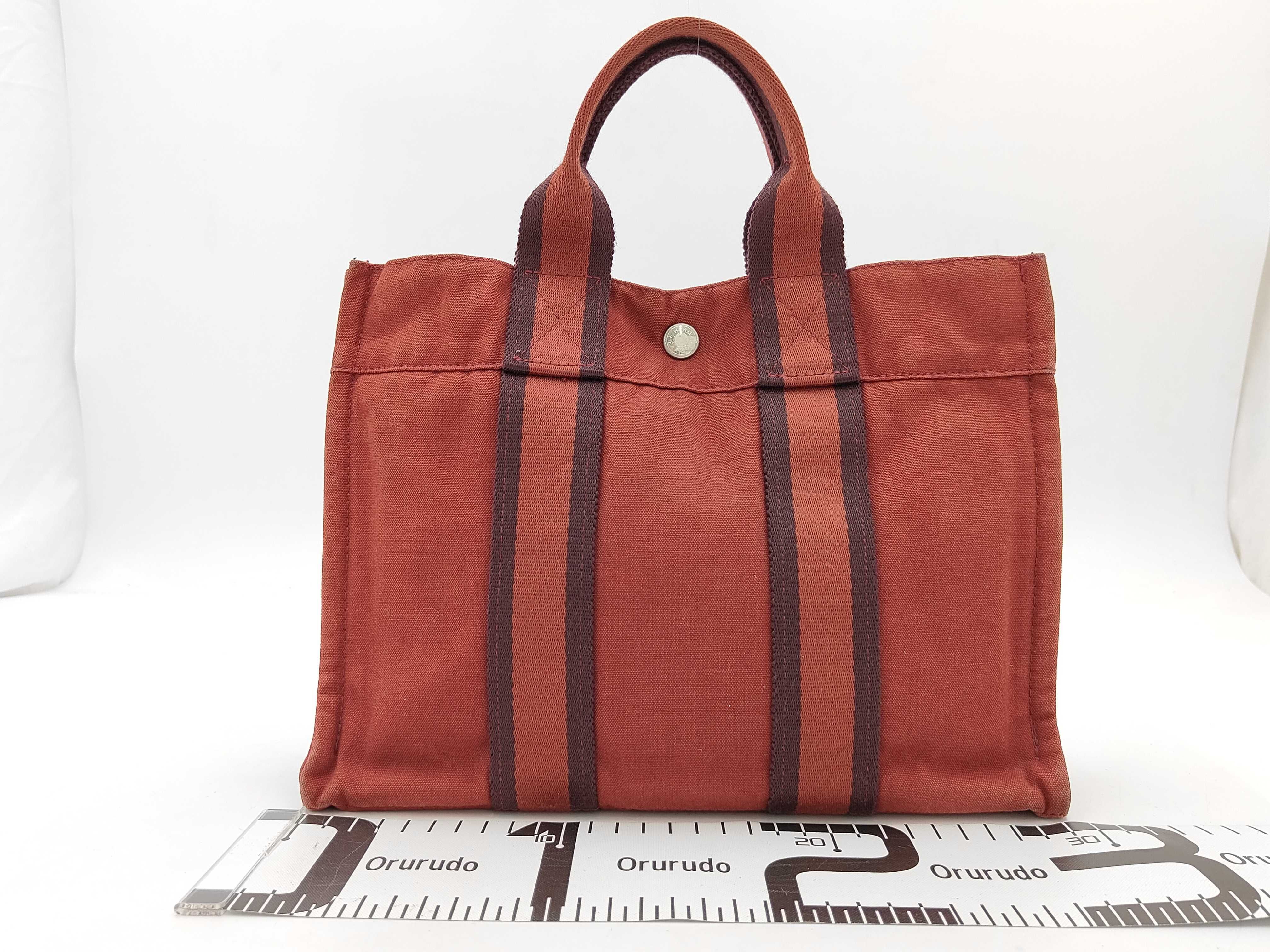Fourre-Tout Hermes Red Tote Bag — view 2