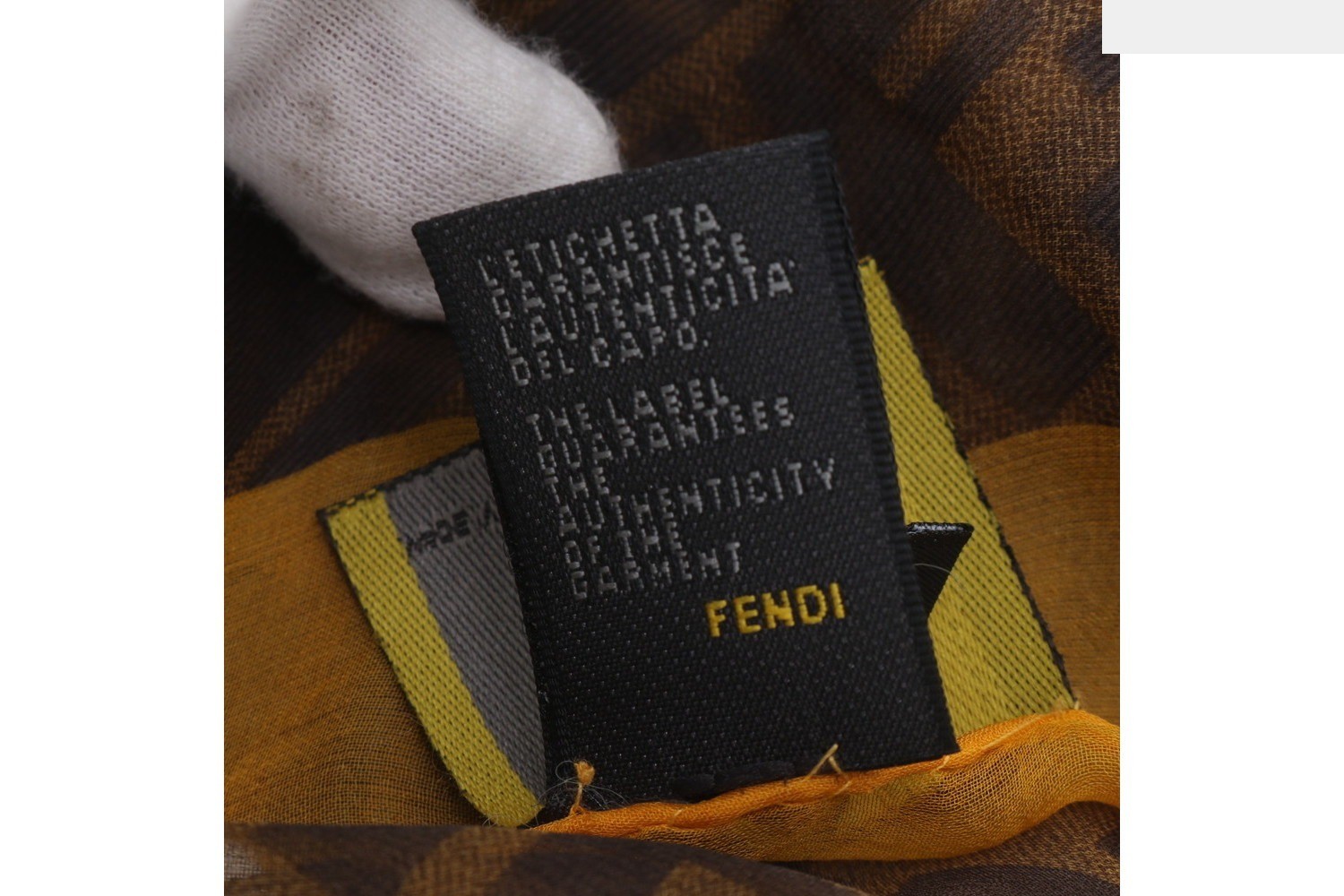 Zucca scarf, 100% silk — view 11