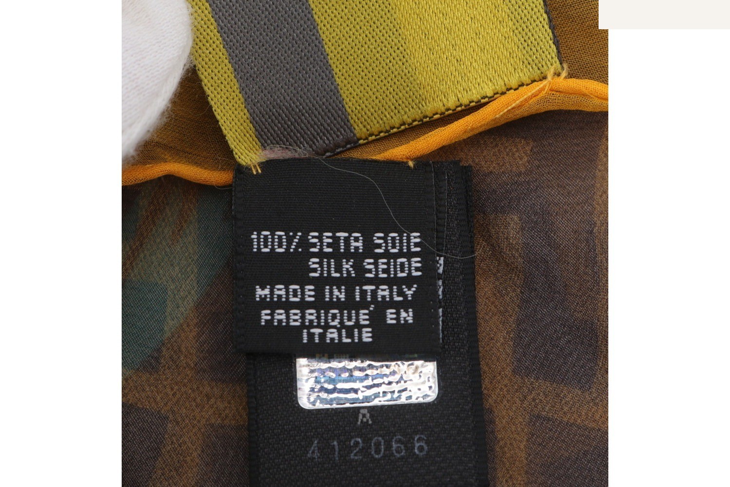 Zucca scarf, 100% silk — view 9