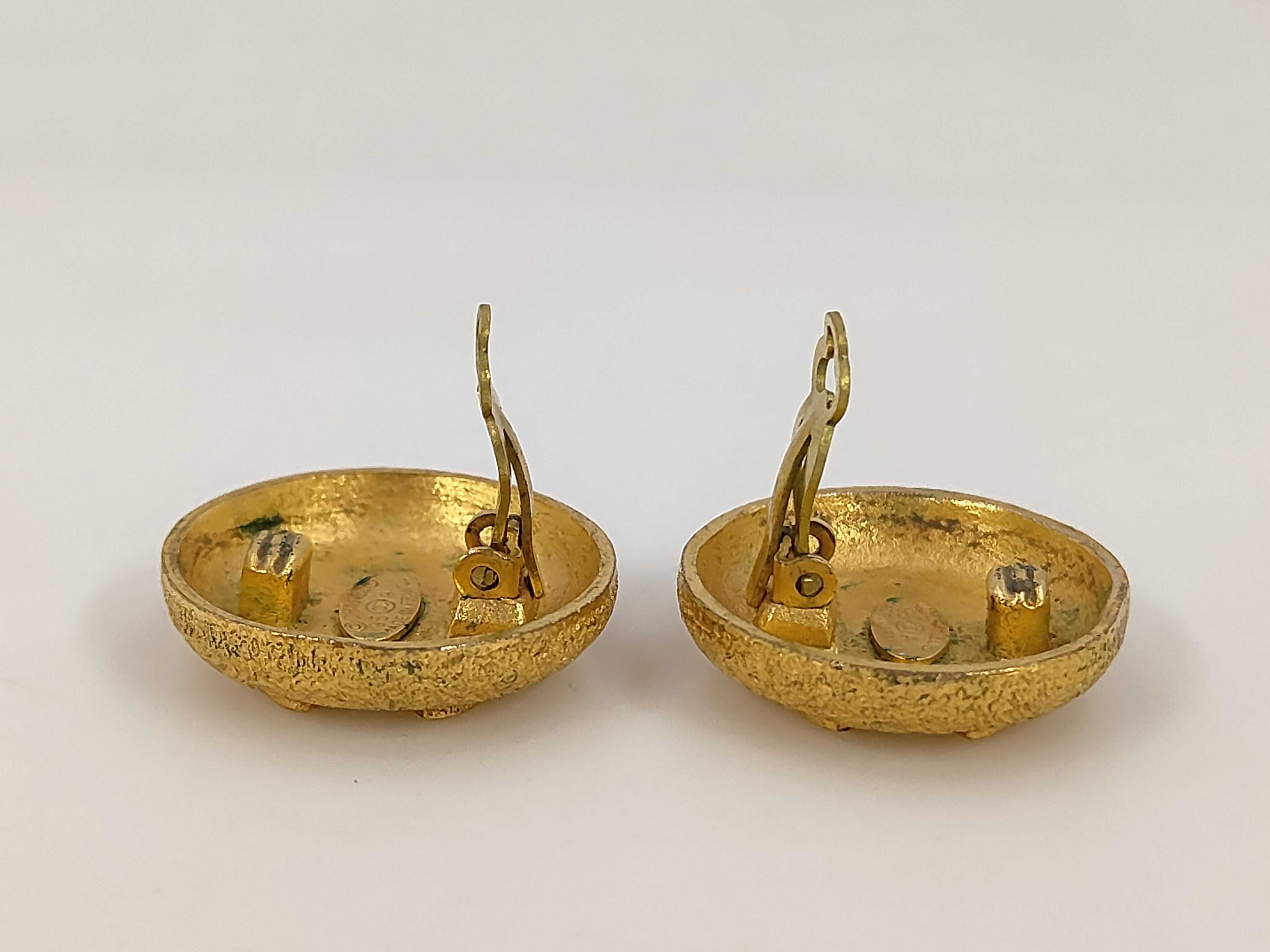 Vintage Gold Earrings — view 4