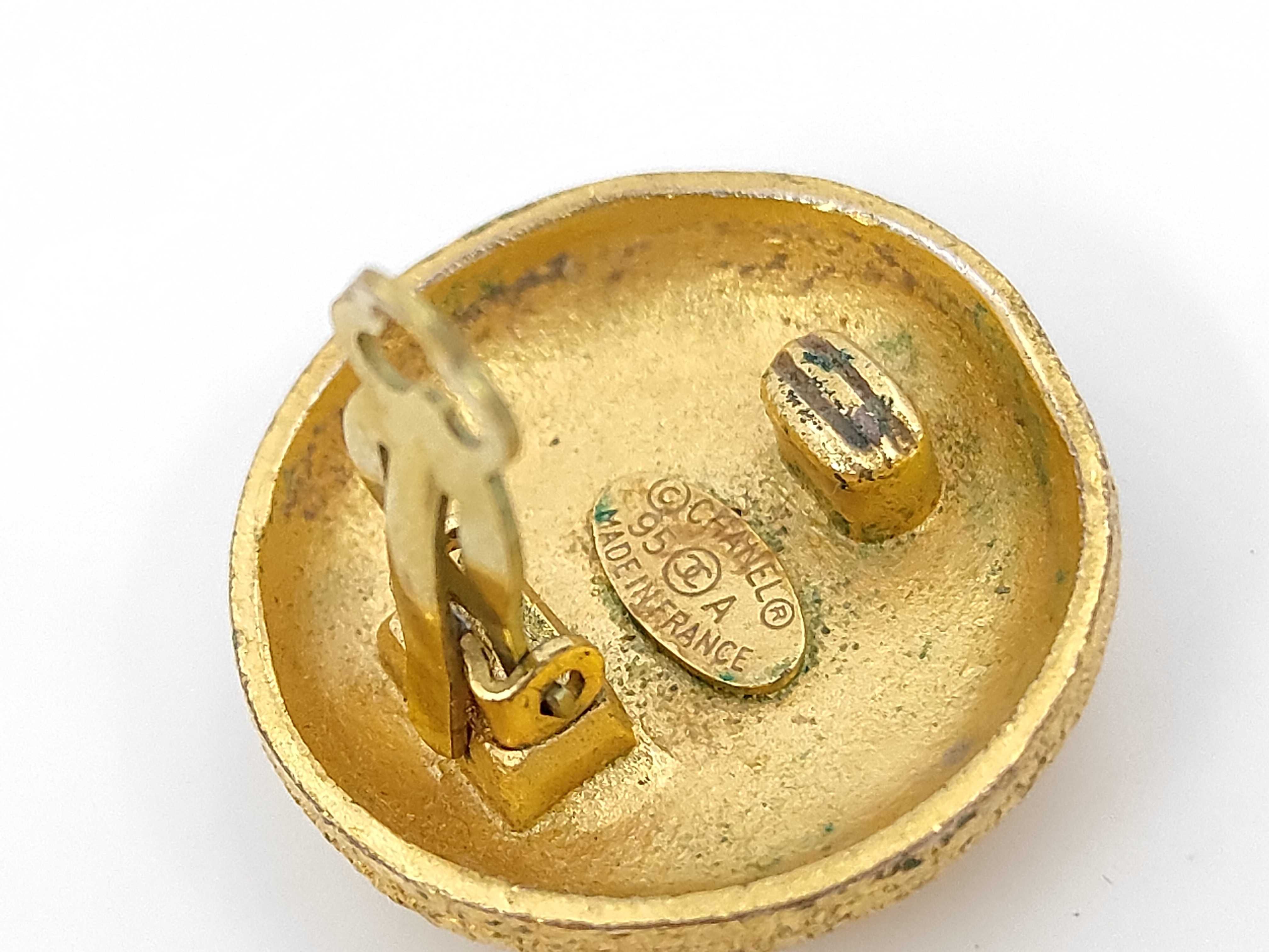 Vintage Gold Earrings — view 5