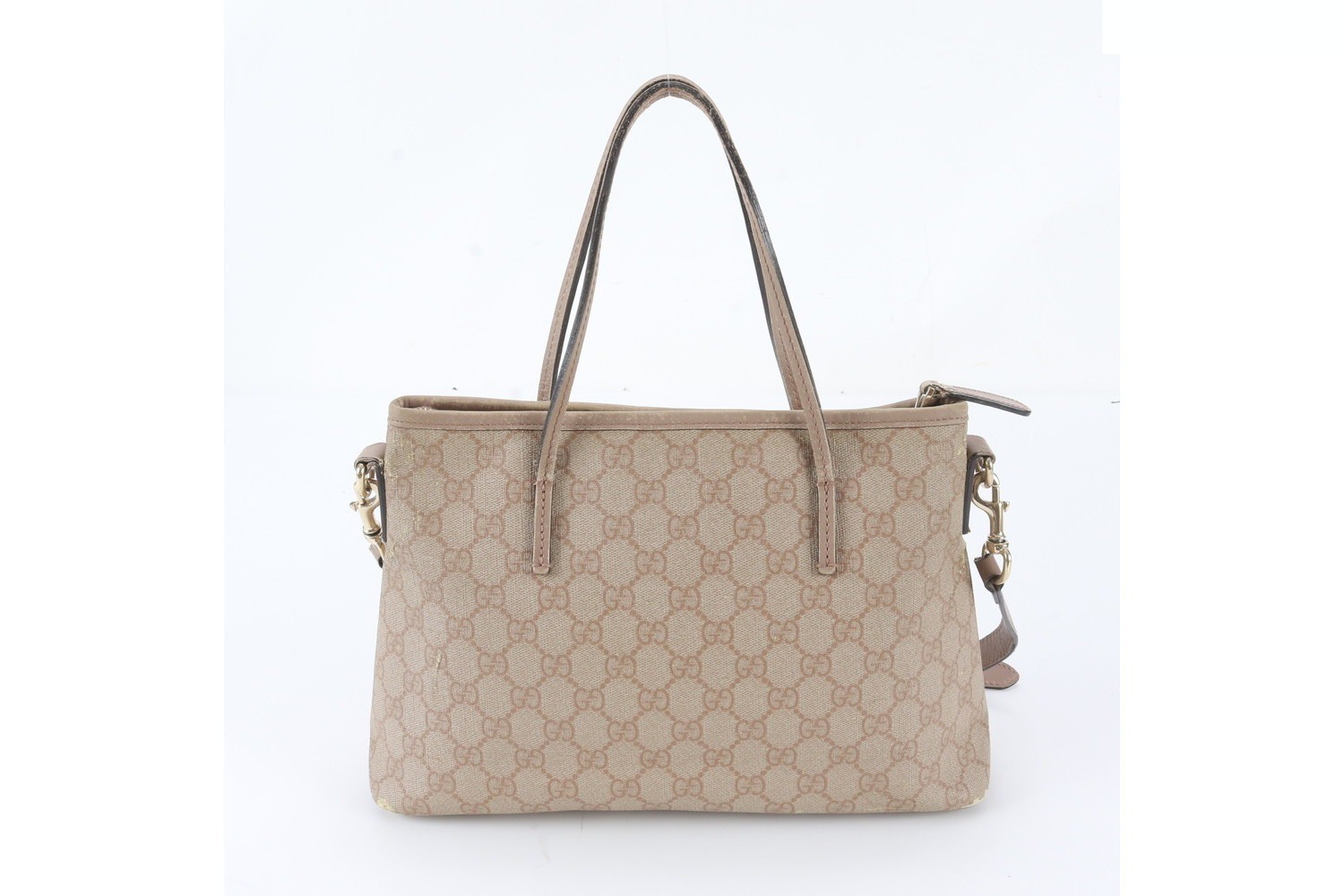 GG Supreme 353440 Leather 2-Way Shoulder Bag — view 4