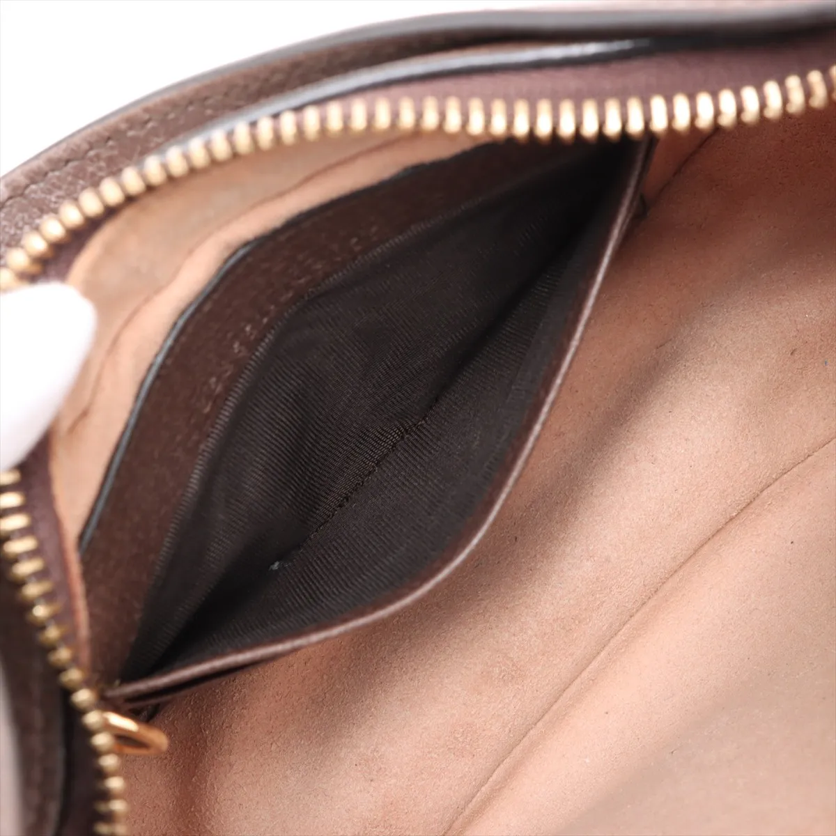 GG Supreme Ophidia PVC x Leather Handbag Beige x Brown 658551 — view 8