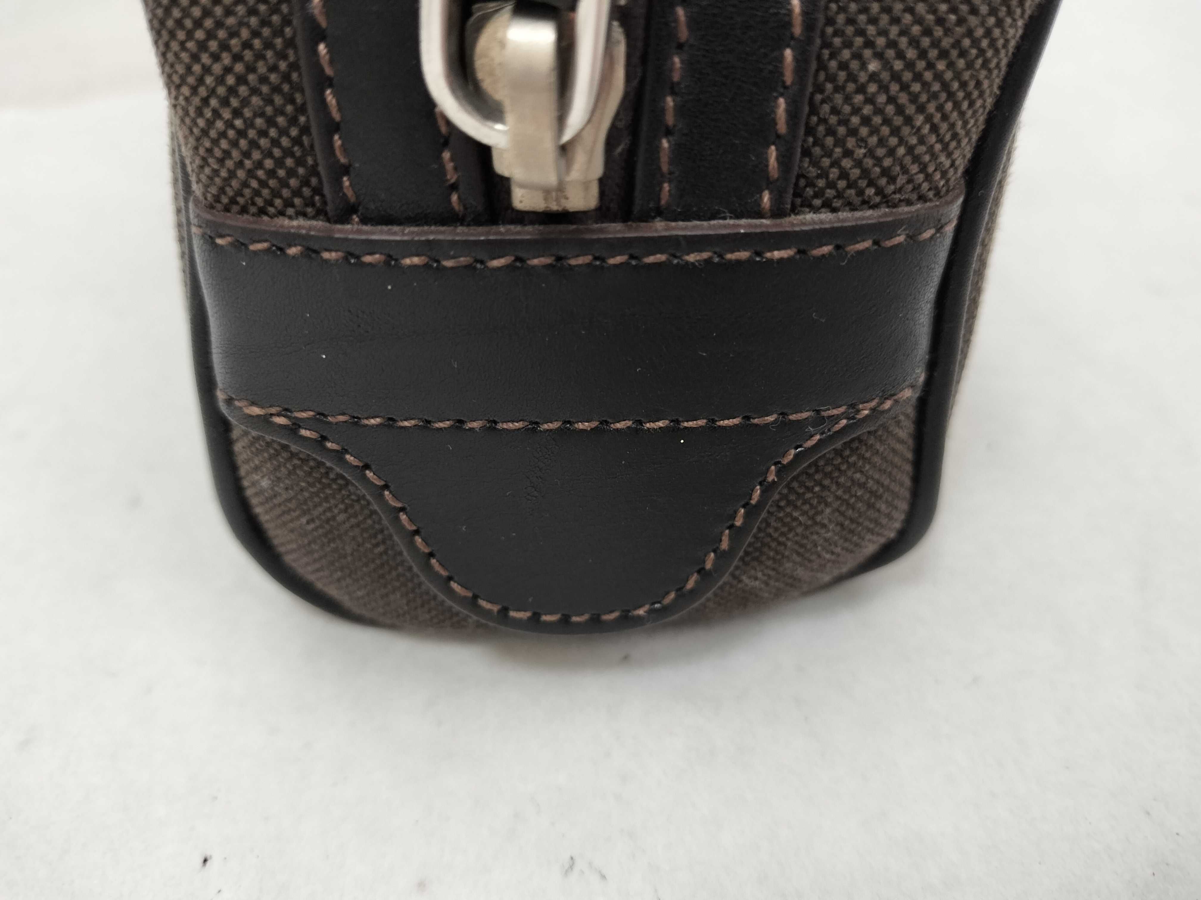 Vintage Canvas Pouch Bag, Olive, 2N1288, with Guarantee Card and Dust Bag. — view 12
