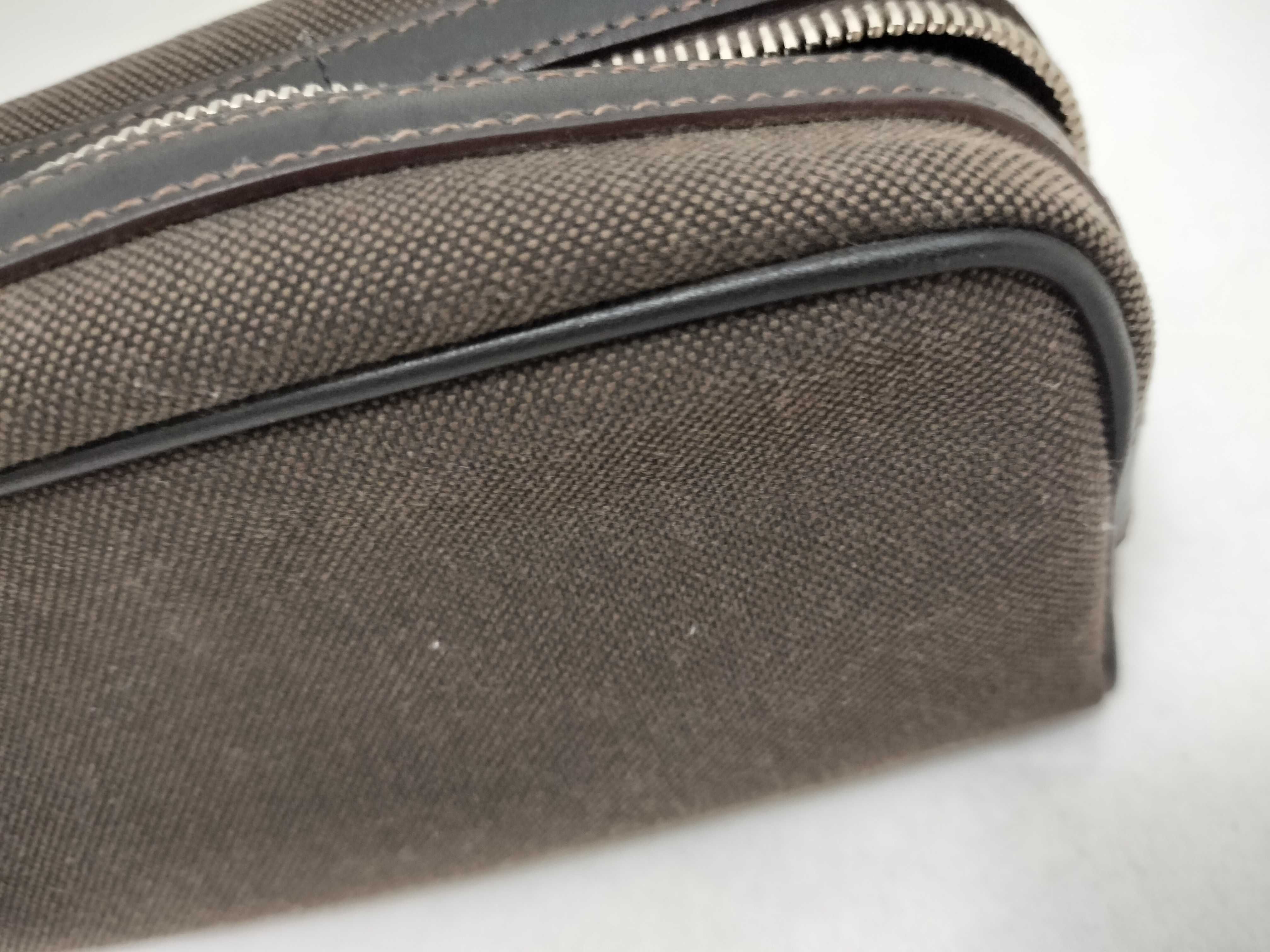 Vintage Canvas Pouch Bag, Olive, 2N1288, with Guarantee Card and Dust Bag. — view 13