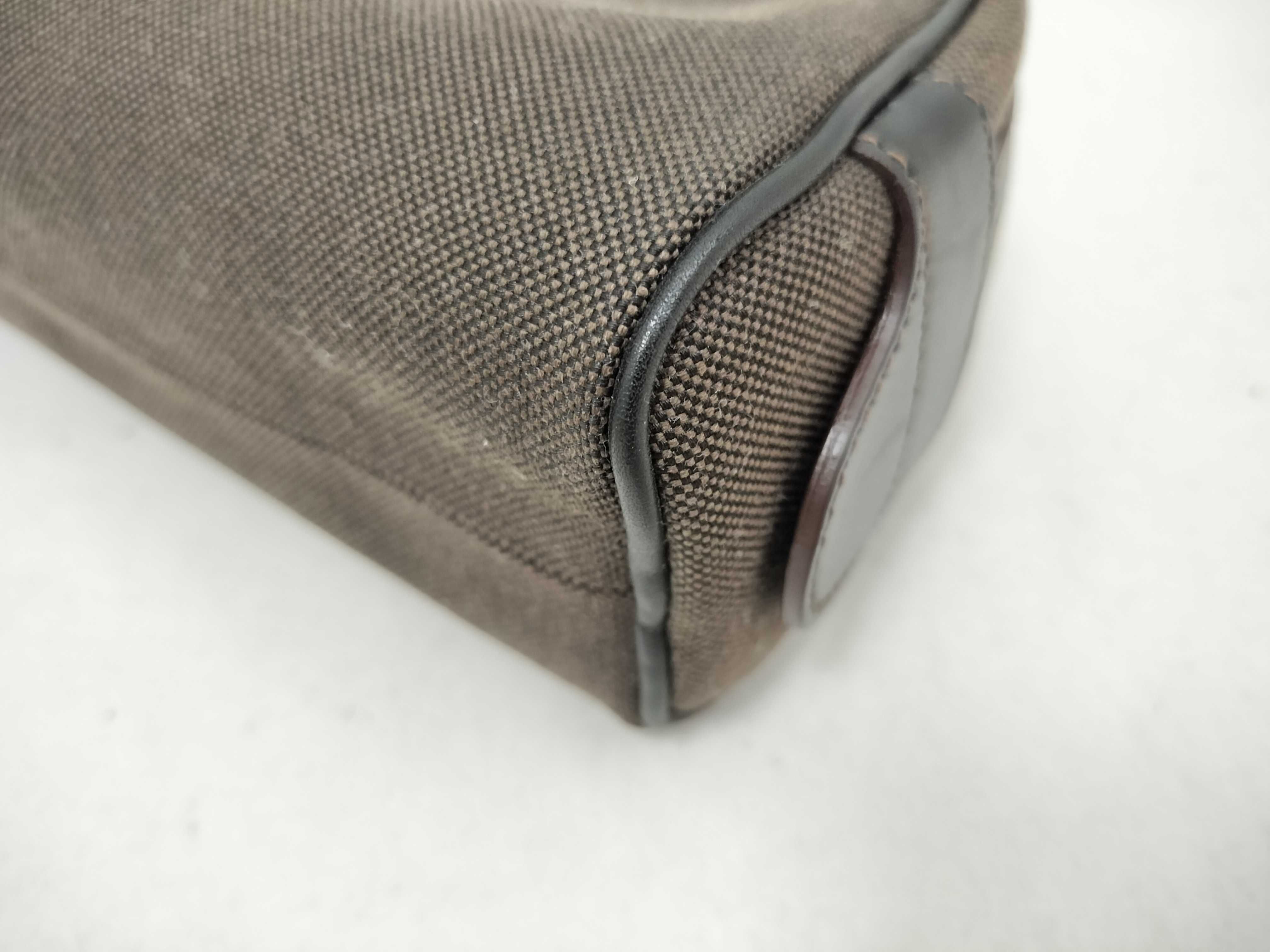 Vintage Canvas Pouch Bag, Olive, 2N1288, with Guarantee Card and Dust Bag. — view 4