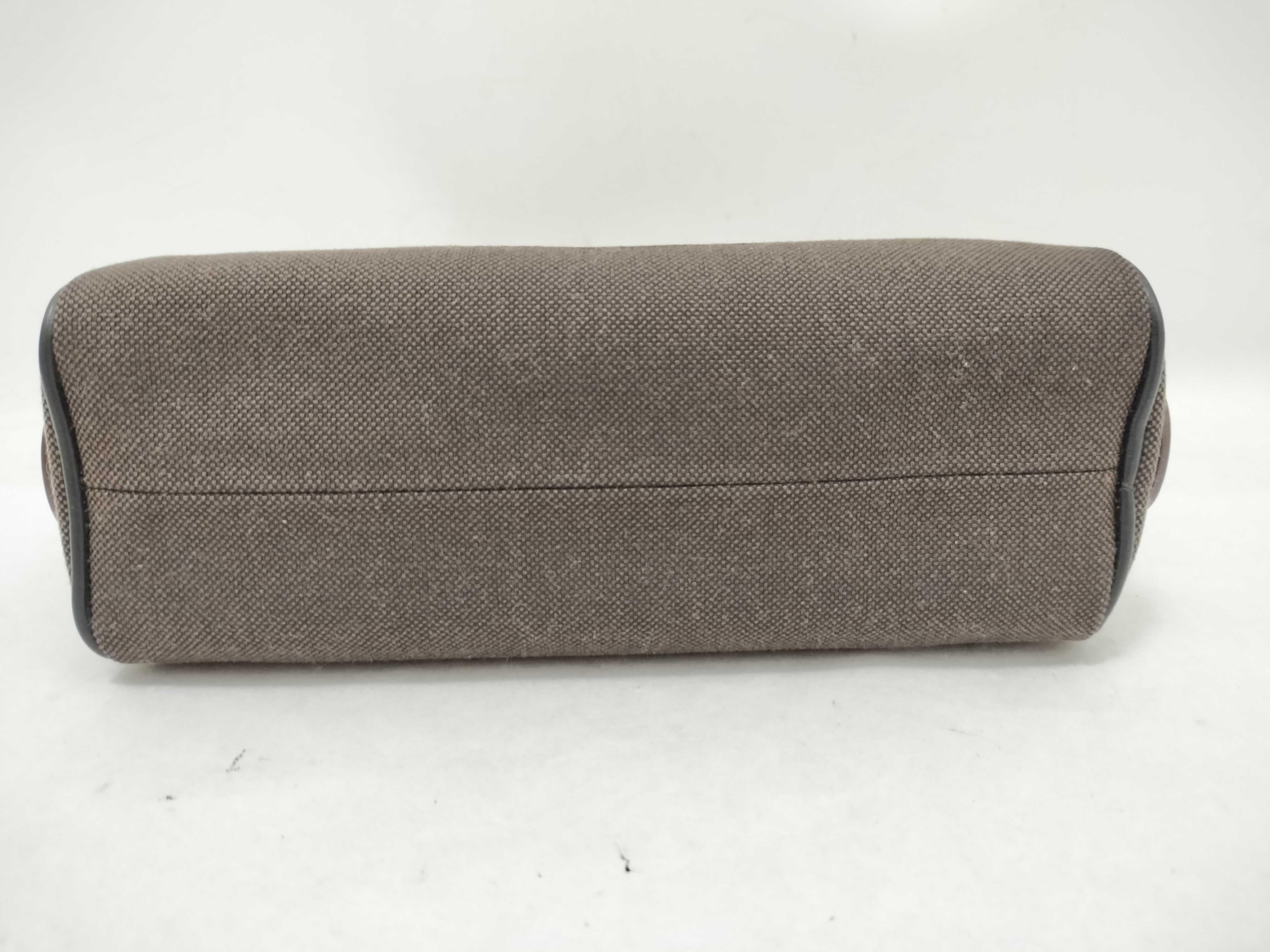 Vintage Canvas Pouch Bag, Olive, 2N1288, with Guarantee Card and Dust Bag. — view 5
