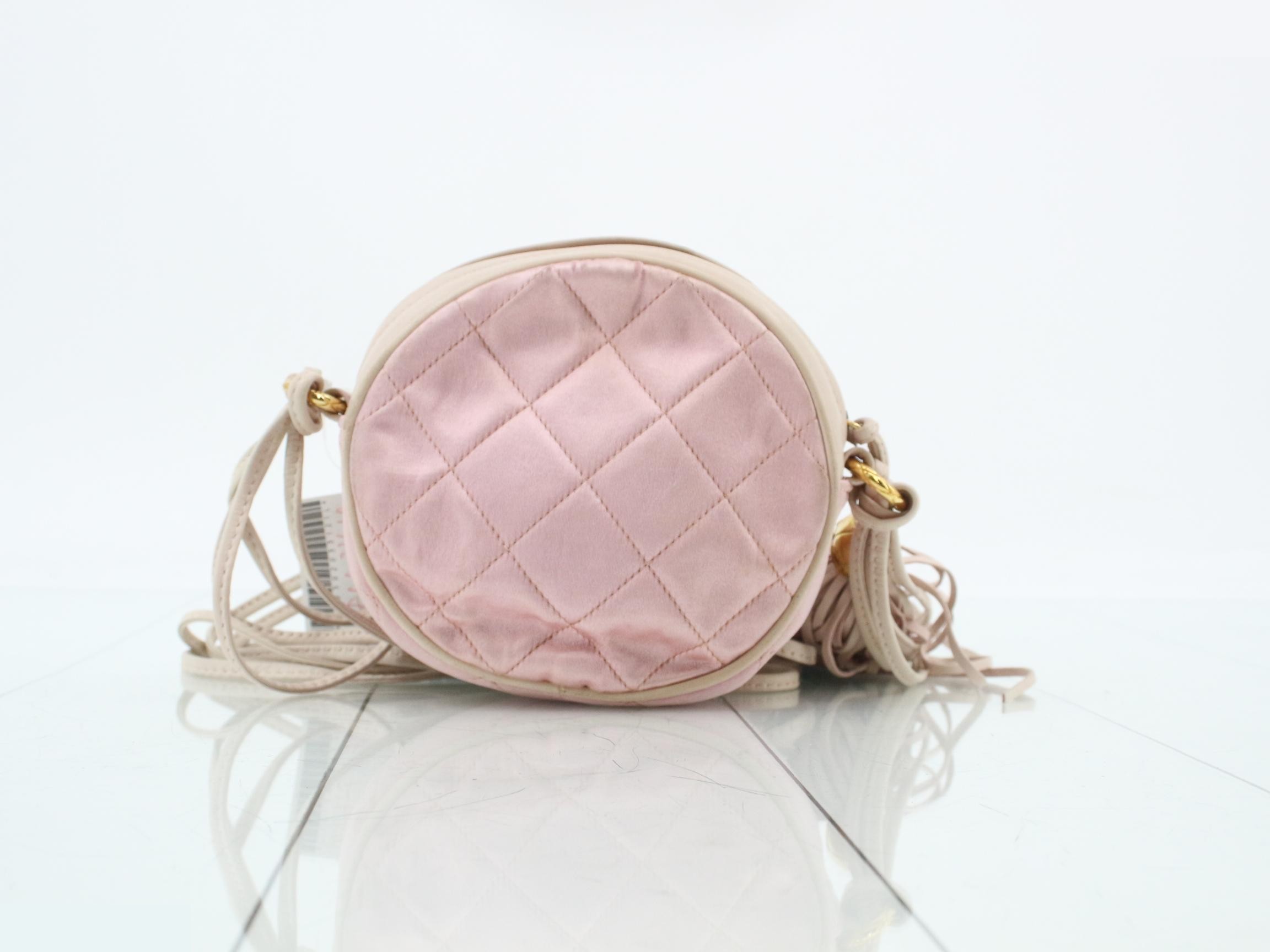 Matelassé satin shoulder bag — view 3