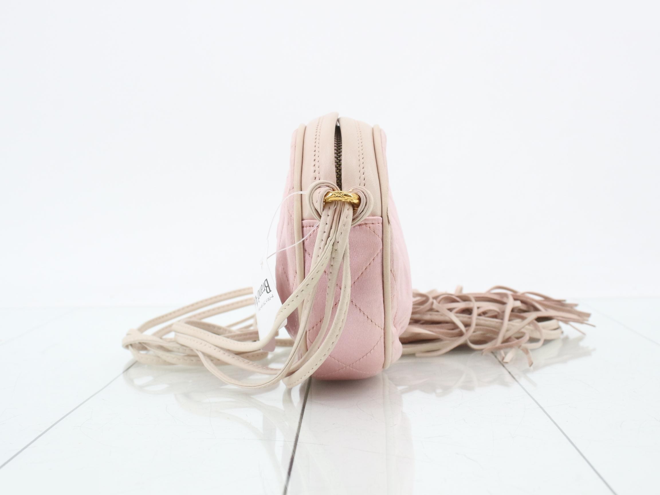 Matelassé satin shoulder bag — view 4