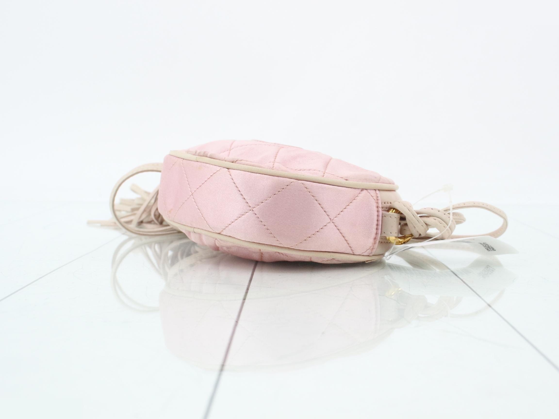 Matelassé satin shoulder bag — view 7