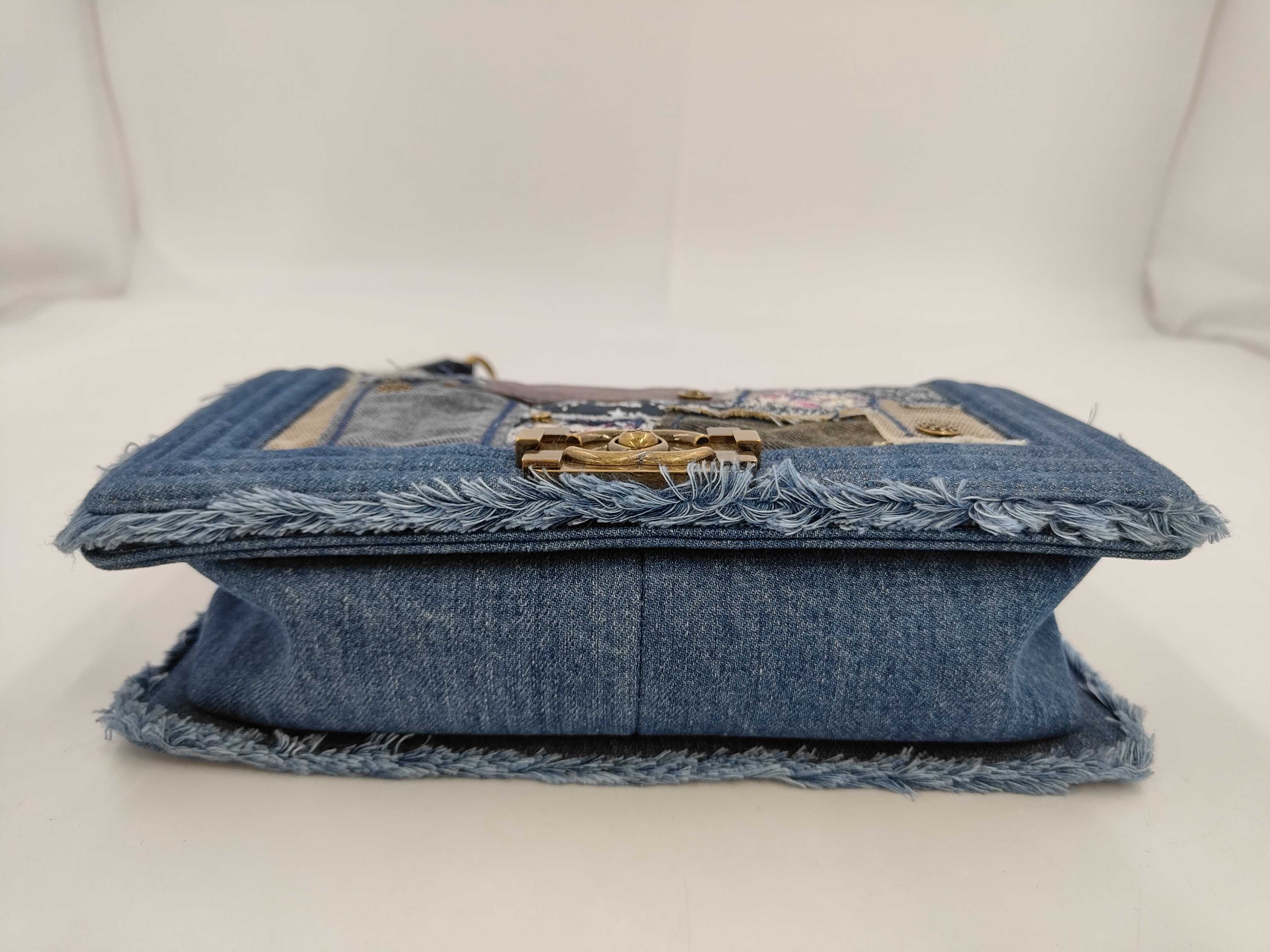 denim shoulder bag — view 3