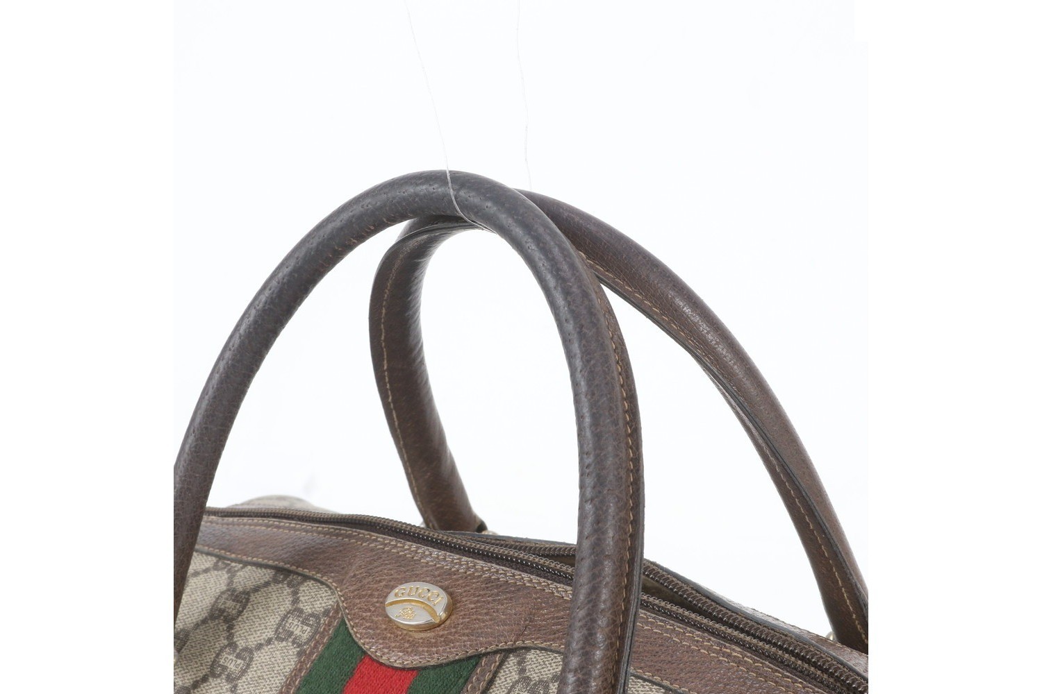 Sherry Line GG Plus Leather Tote Bag Mini Boston — view 2