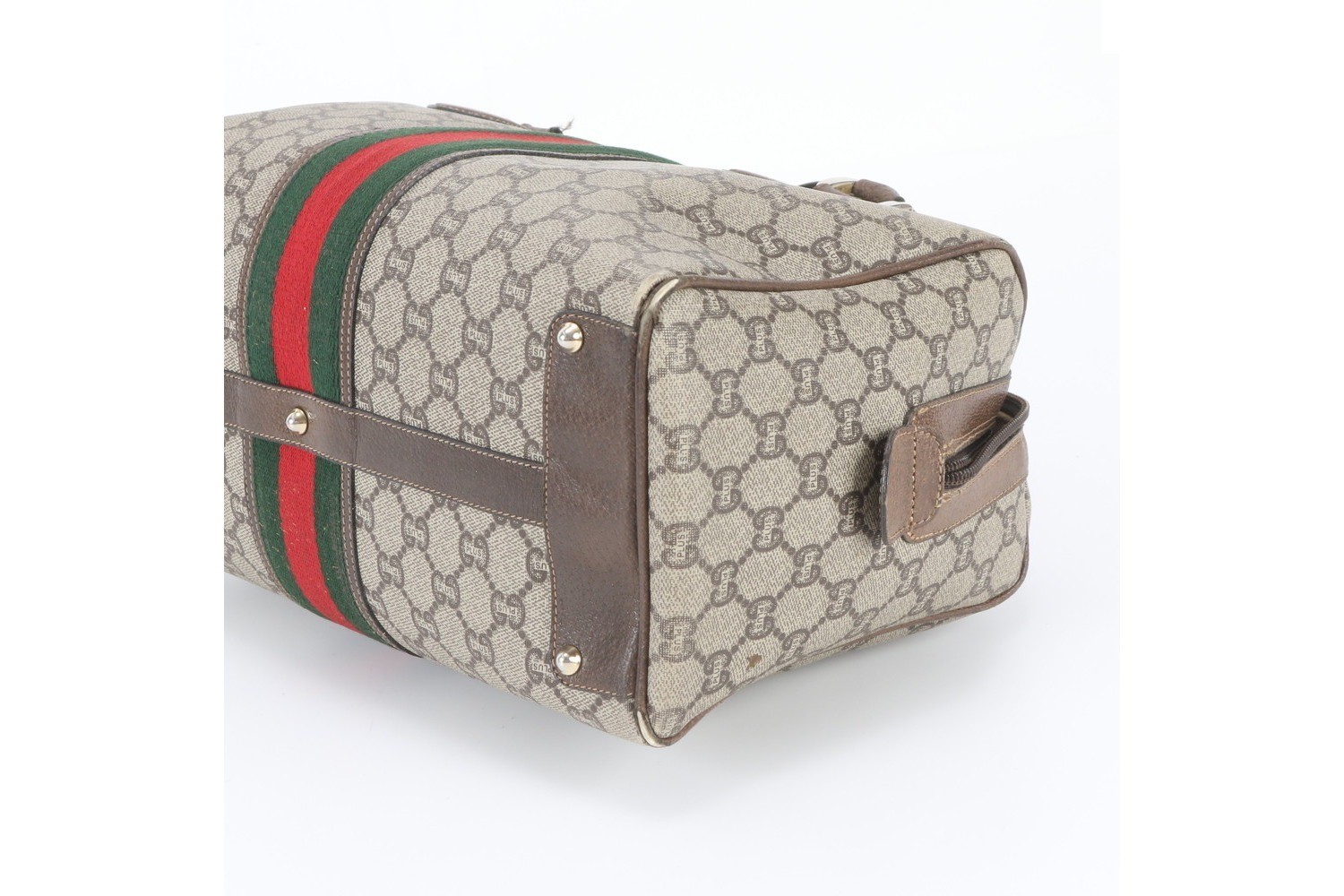 Sherry Line GG Plus Leather Tote Bag Mini Boston — view 4