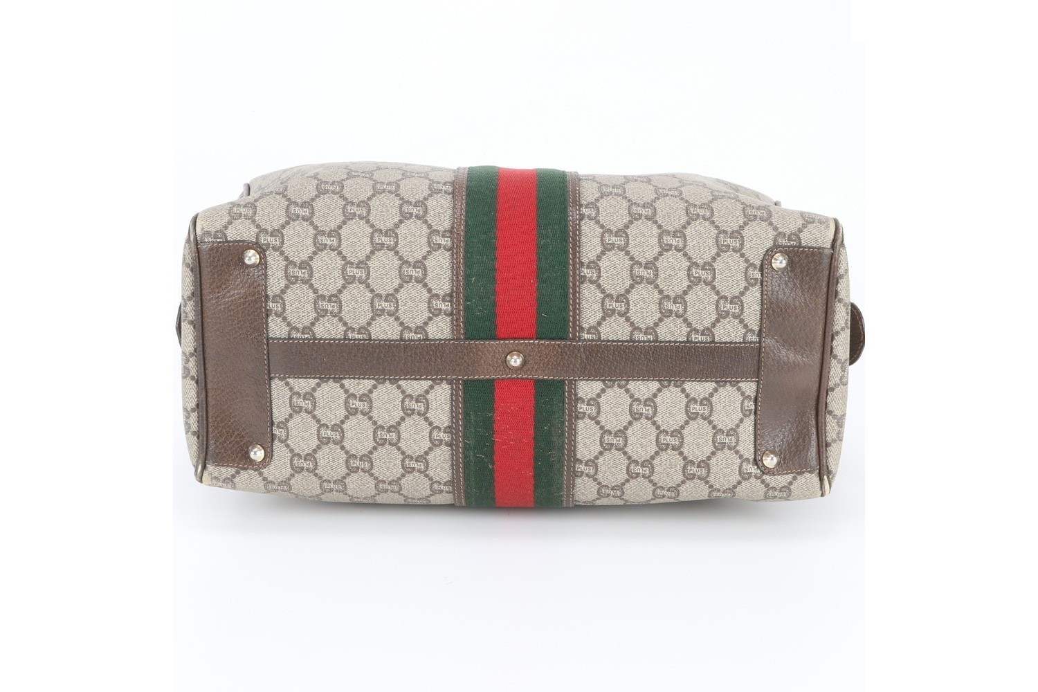 Sherry Line GG Plus Leather Tote Bag Mini Boston — view 6
