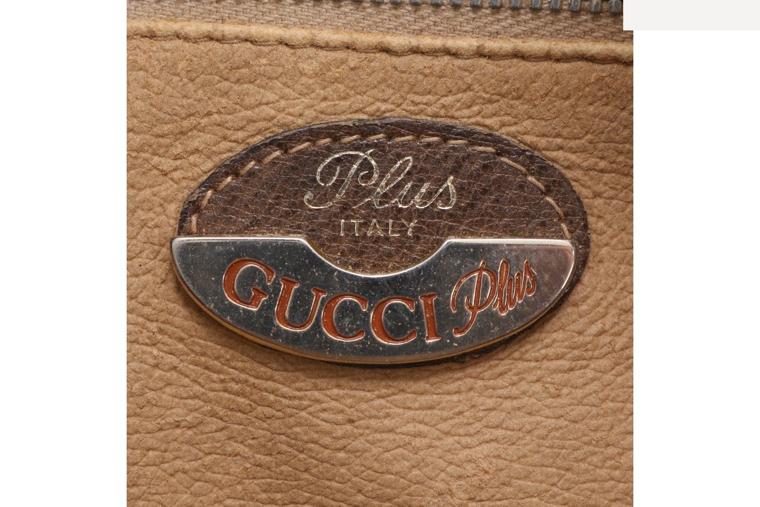 Sherry Line GG Plus Leather Tote Bag Mini Boston — view 8